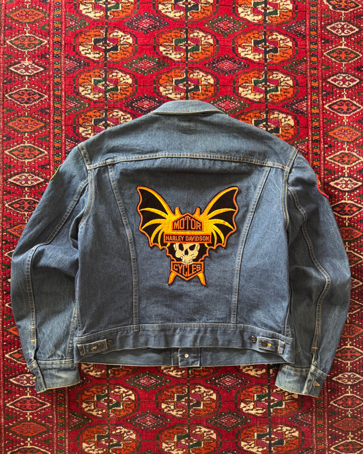 1970s Lee indigo Patches jacket