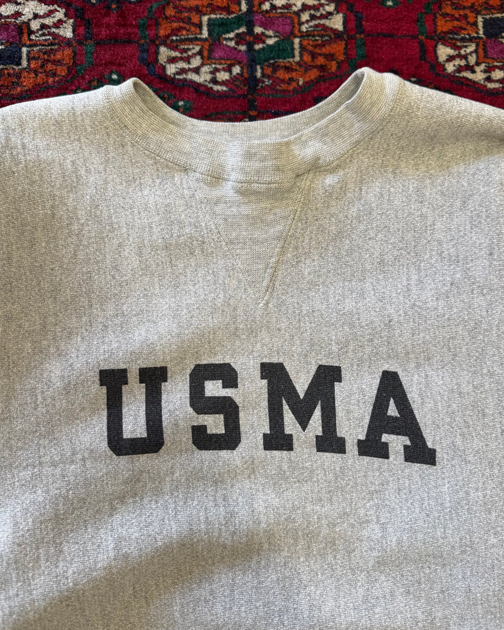 1980s USMA champion raverse weave sweatshirt