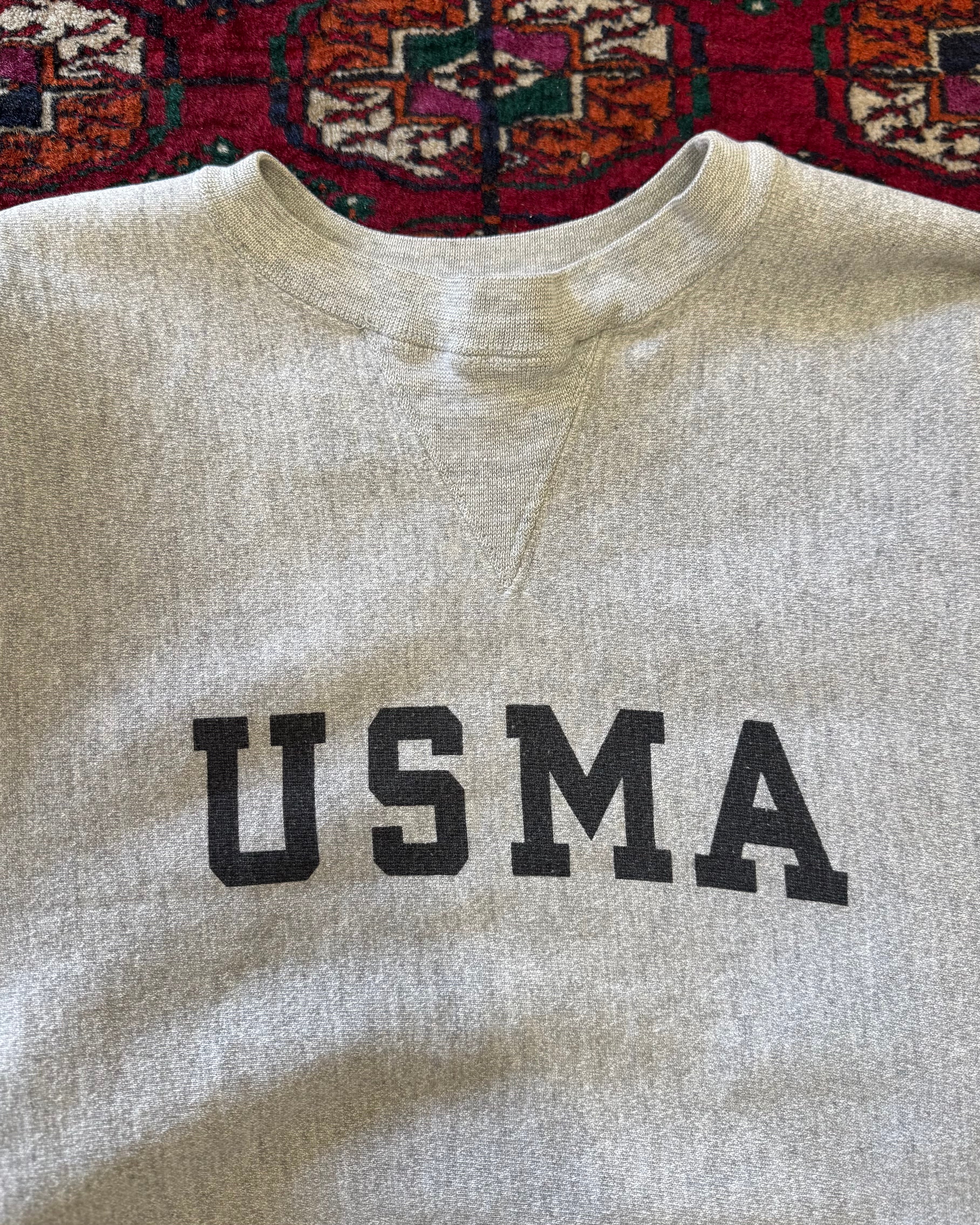 1980s USMA champion raverse weave sweatshirt