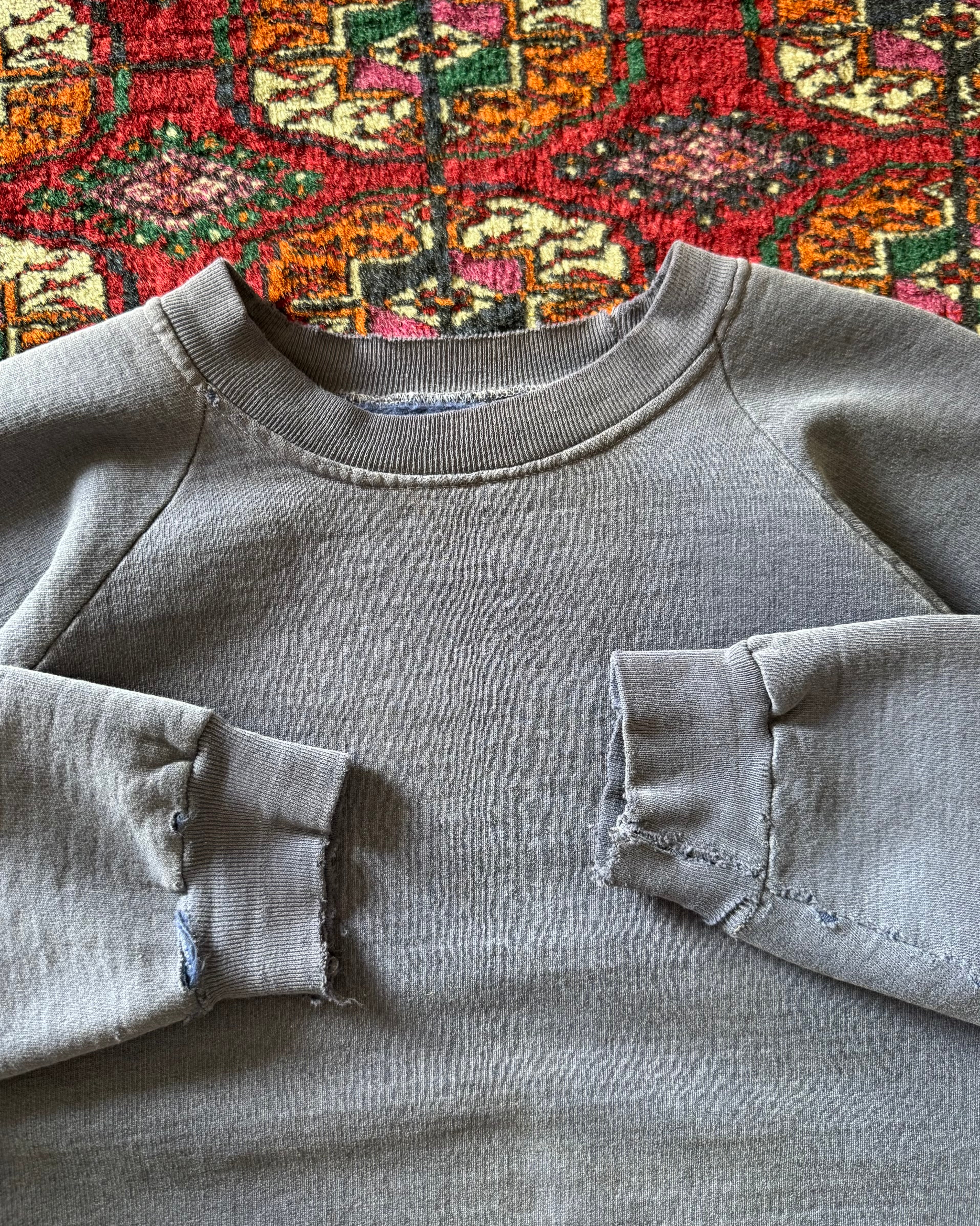 1960s/70s faded navy black sweat