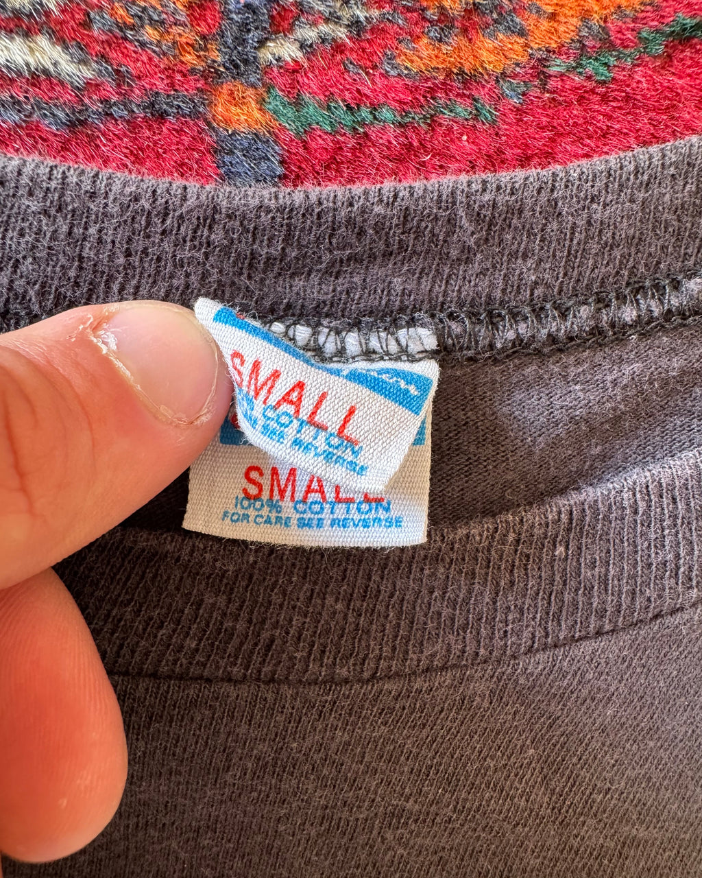 Vintage champion, blue bar double tag misprint Harley Davidson logo T-shirt ￼