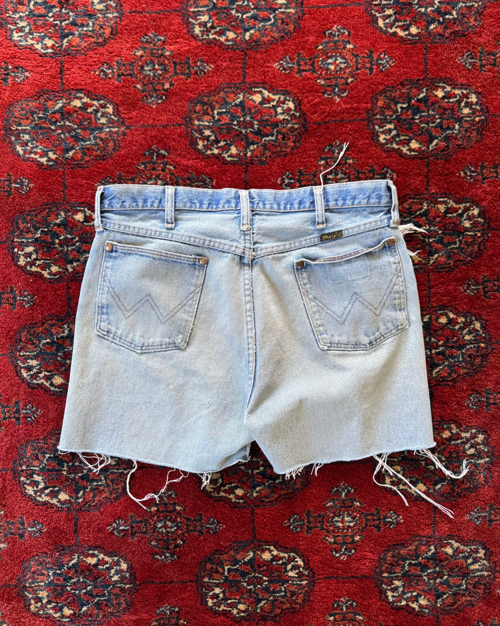 1970s wrangler denim cutoff shorts