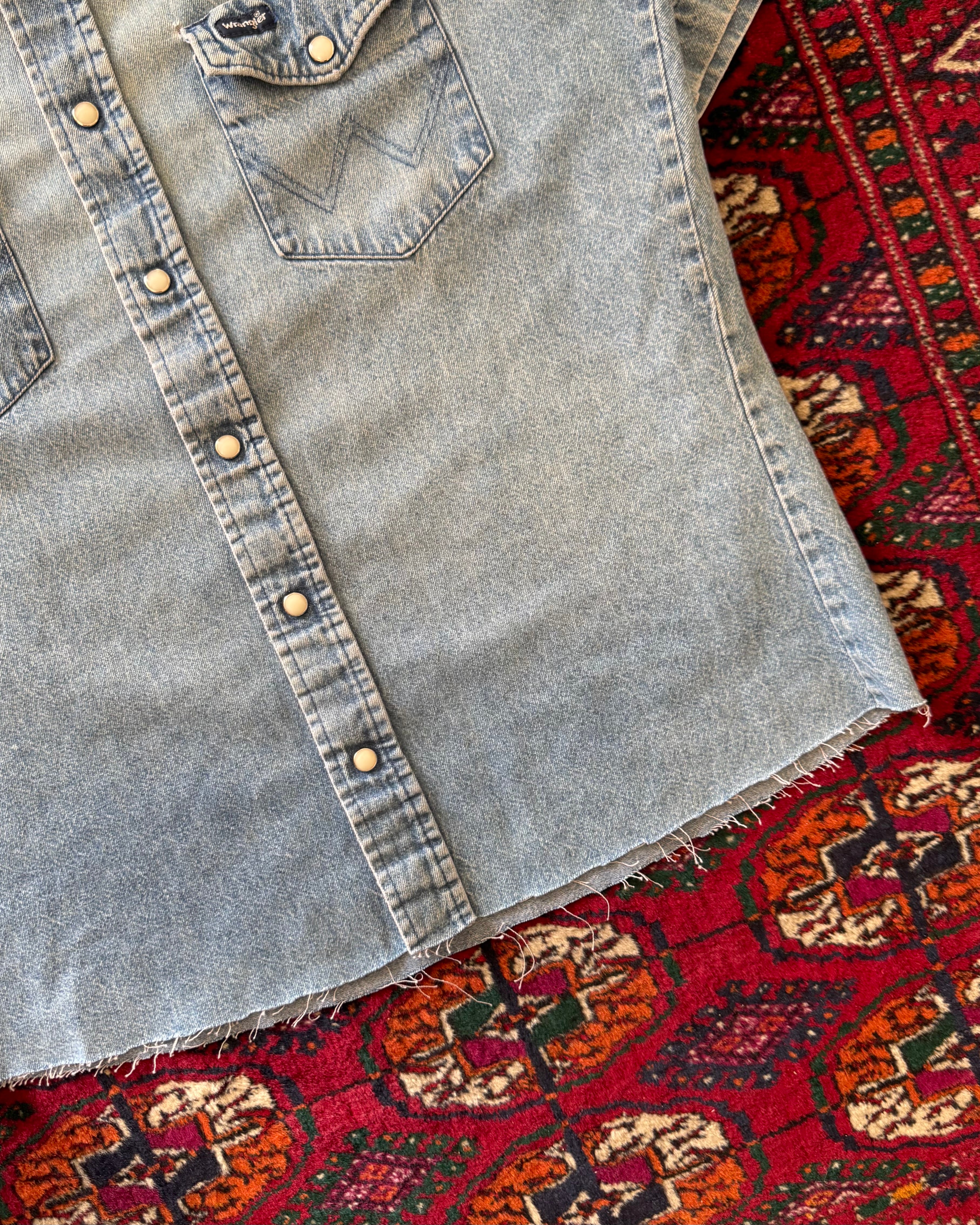 1980s wrangler pearl snap