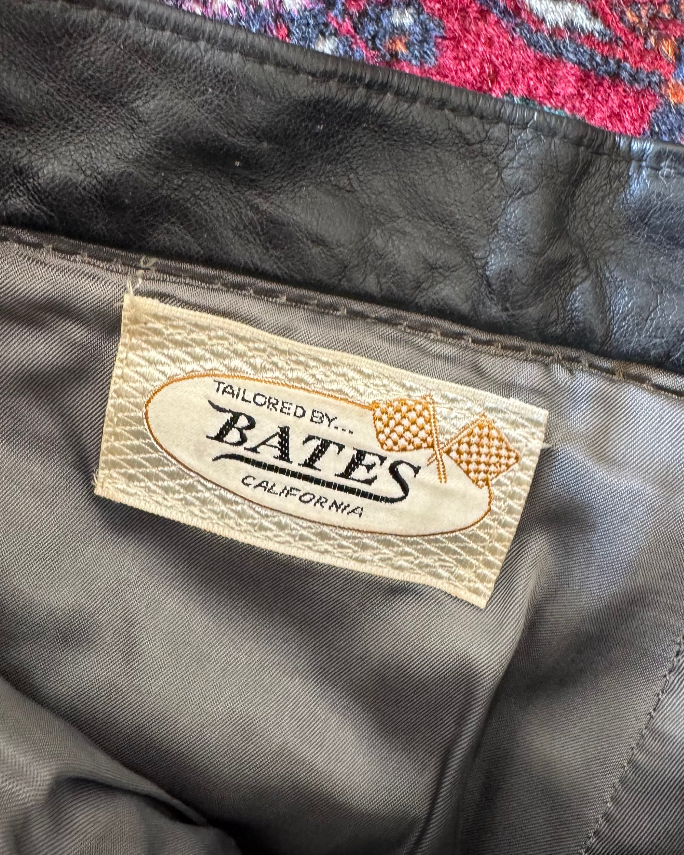 Vintage 1970s Bates California leather racing pants￼