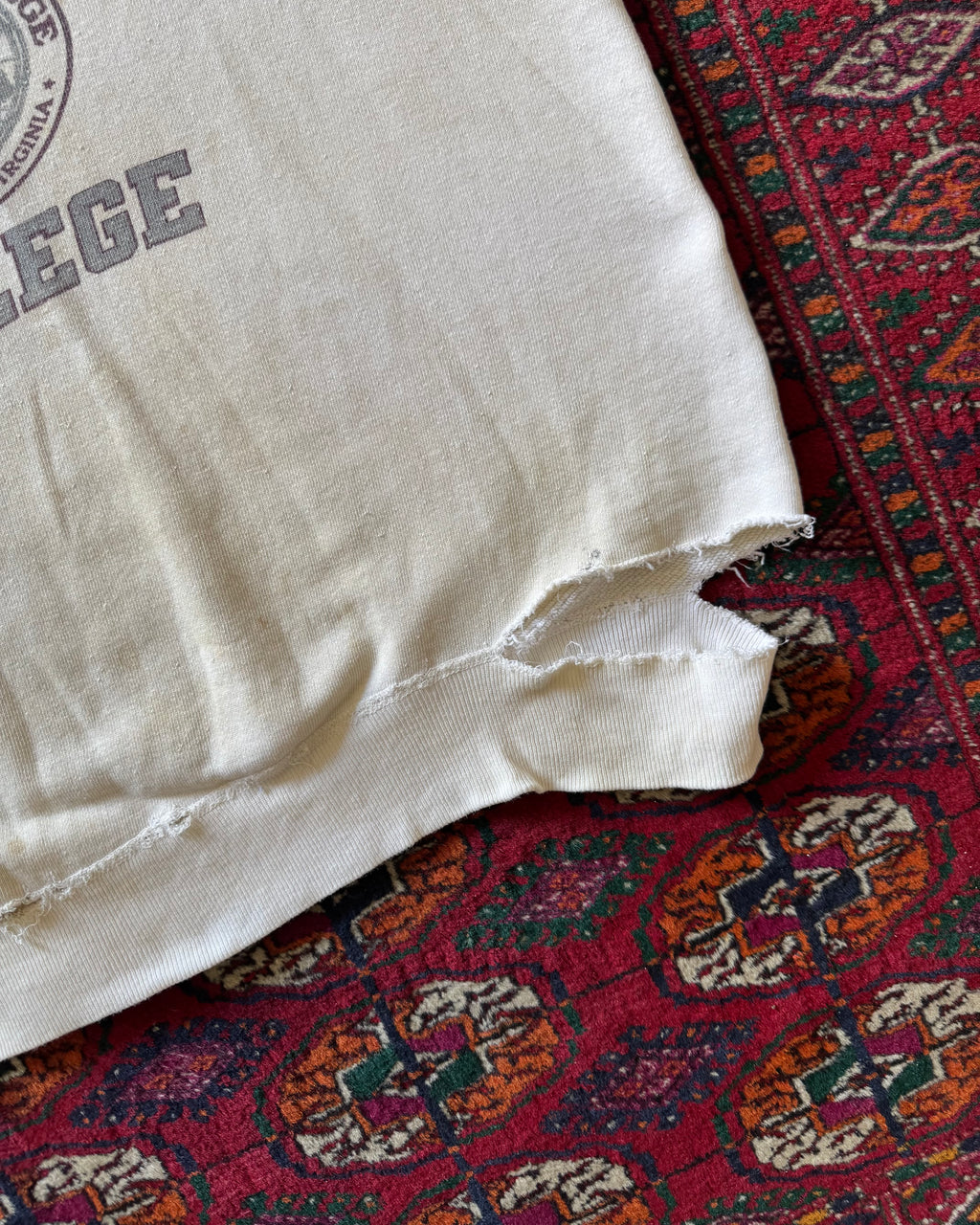 1960s distressed Concord collage sweat