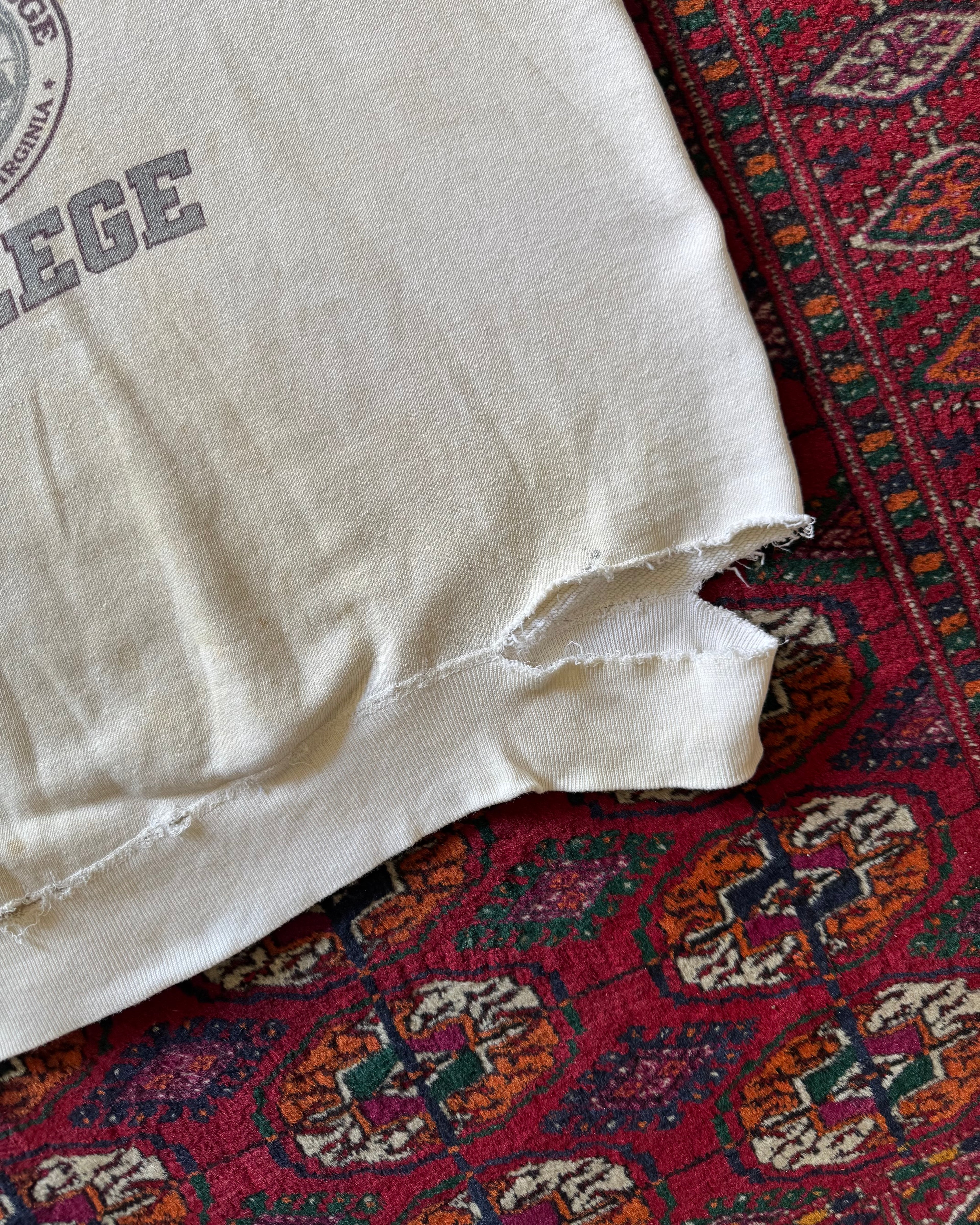 1960s distressed Concord collage sweat