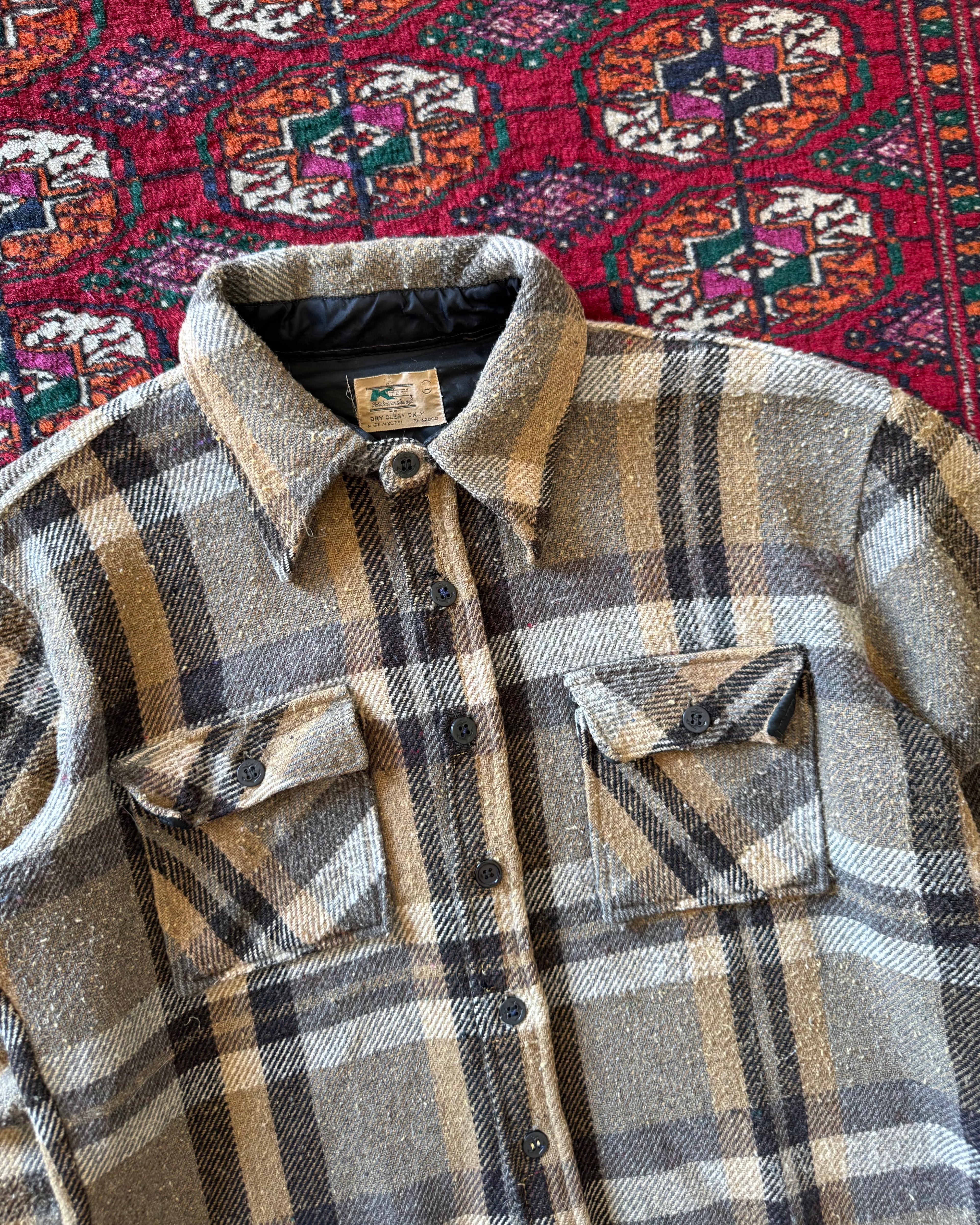 1960s/70s Kmart CPU flannel￼