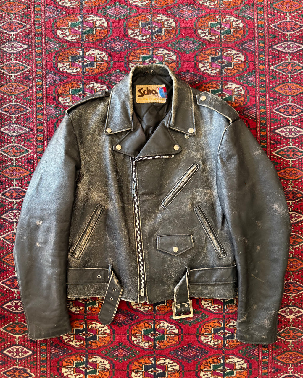 70s/80s Schott NYC “The Smiths” leather jacket￼