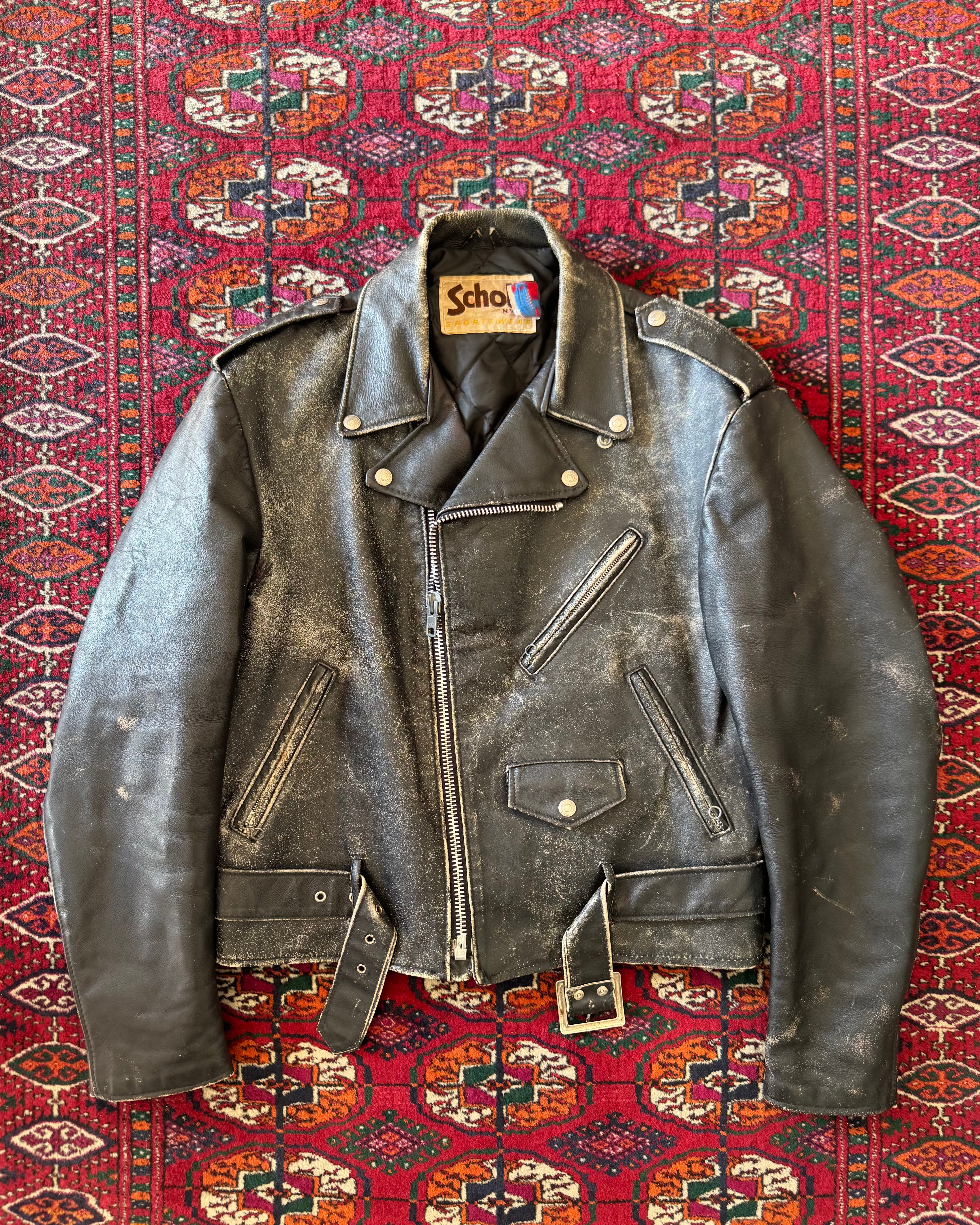 Vintage 70s/80s Schott NYC “The Smiths” leather jacket￼