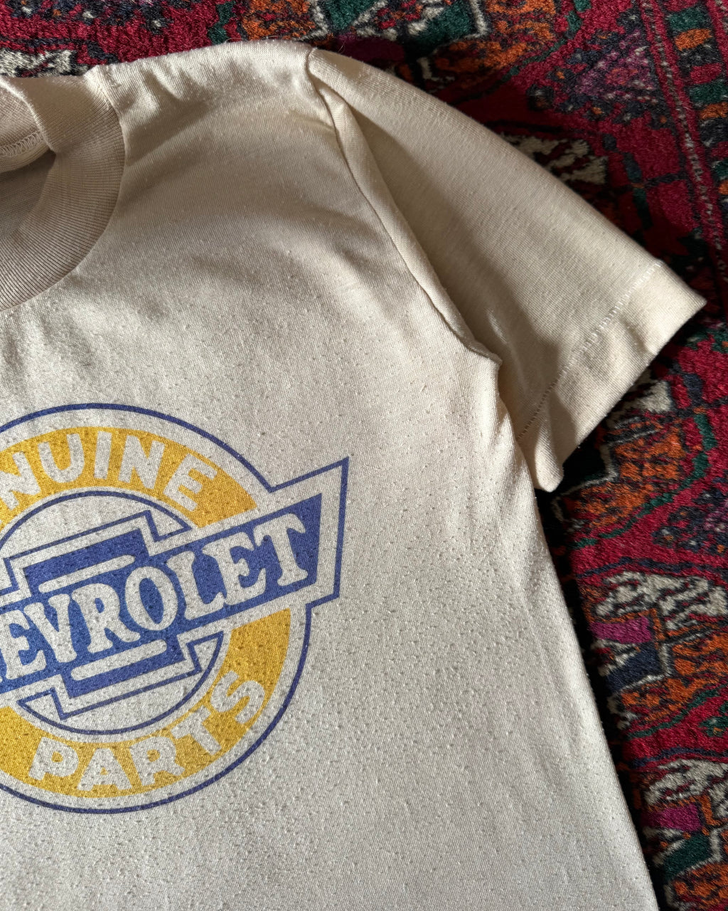 1970s genuine Chevrolet auto parts T-shirt