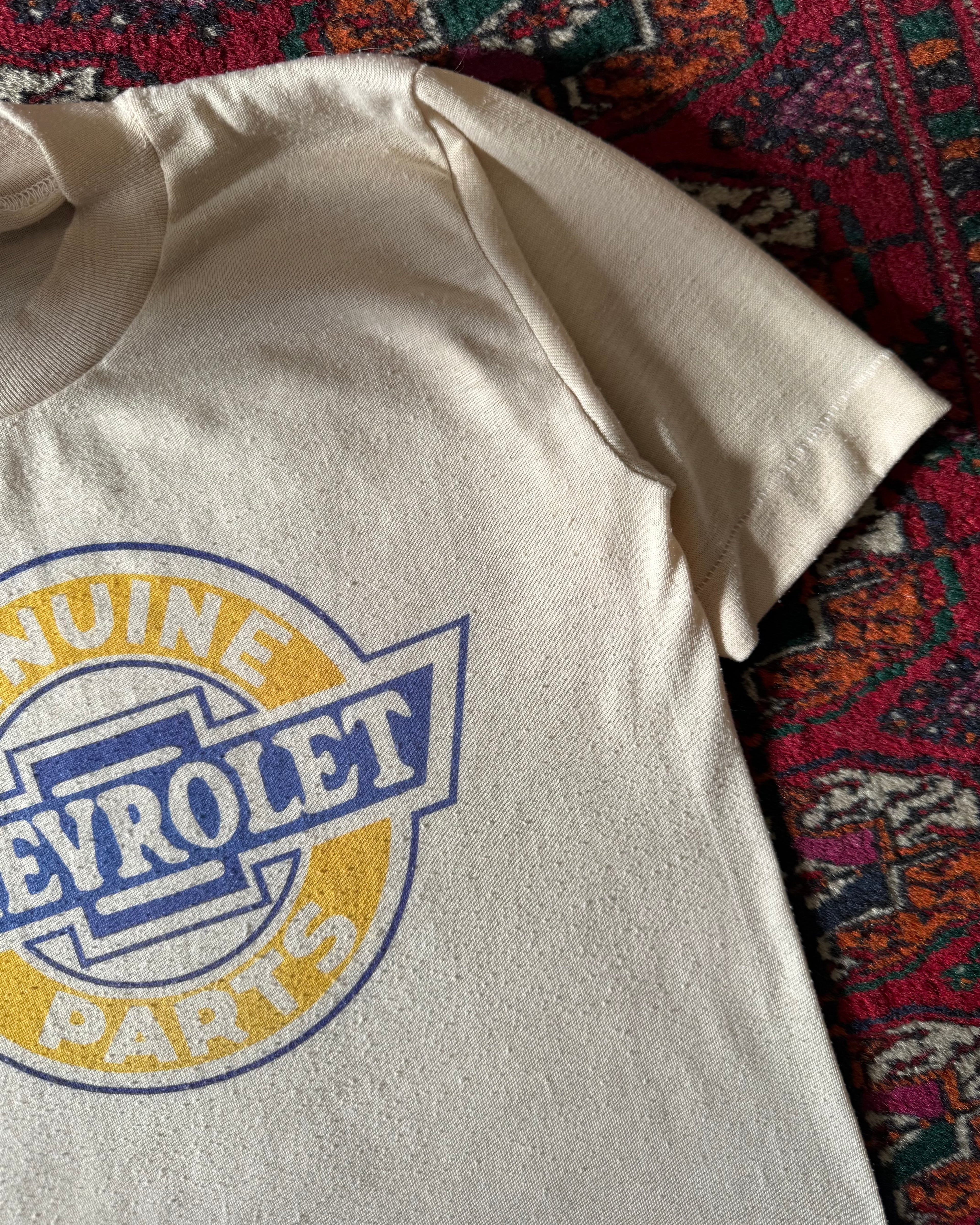1970s genuine Chevrolet auto parts T-shirt