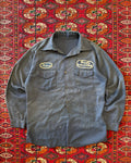 Vintage 1970s faded distressed autobody work shirt