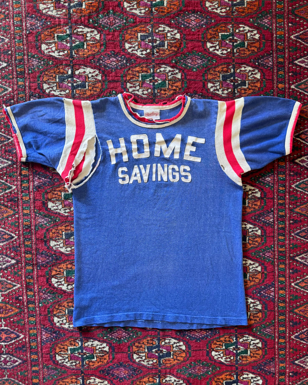 1950s Home Savings distressed Durene jersey