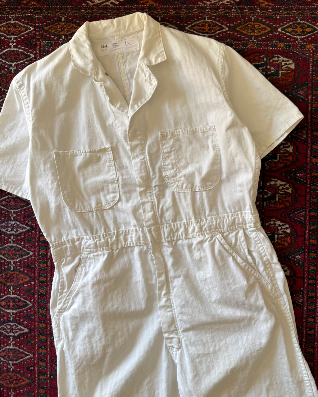 1950s white HPT coveralls