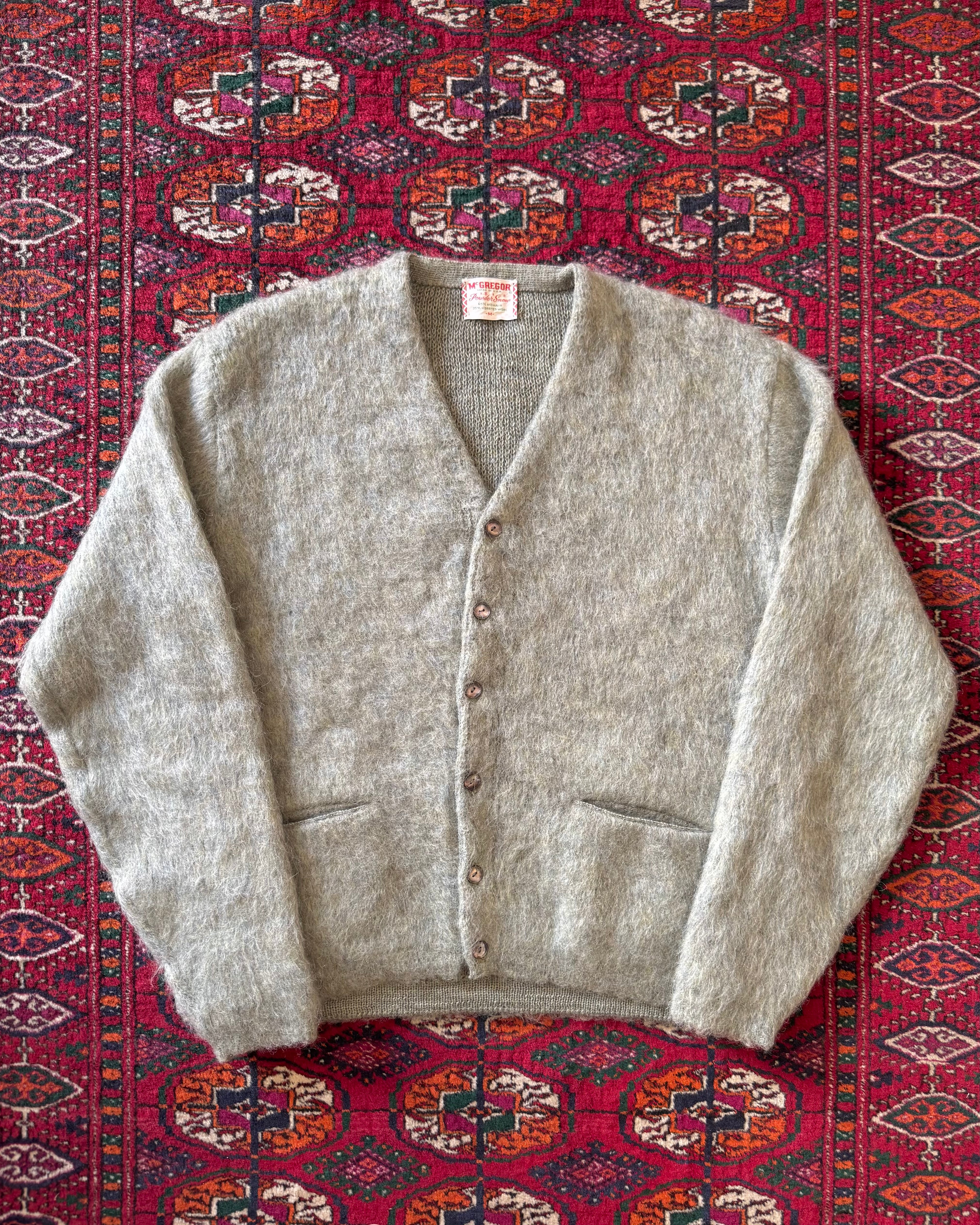 1960s Mcgregor powder snow mohair cardigan