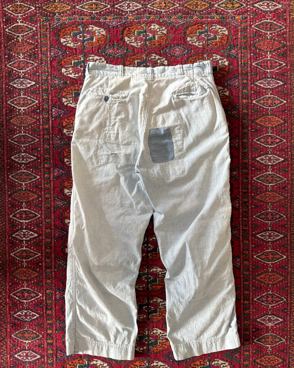 1950s farmhouse repaired sanforized pants ￼