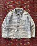 1940s Le Mont faded blue moleskin French chore jacket