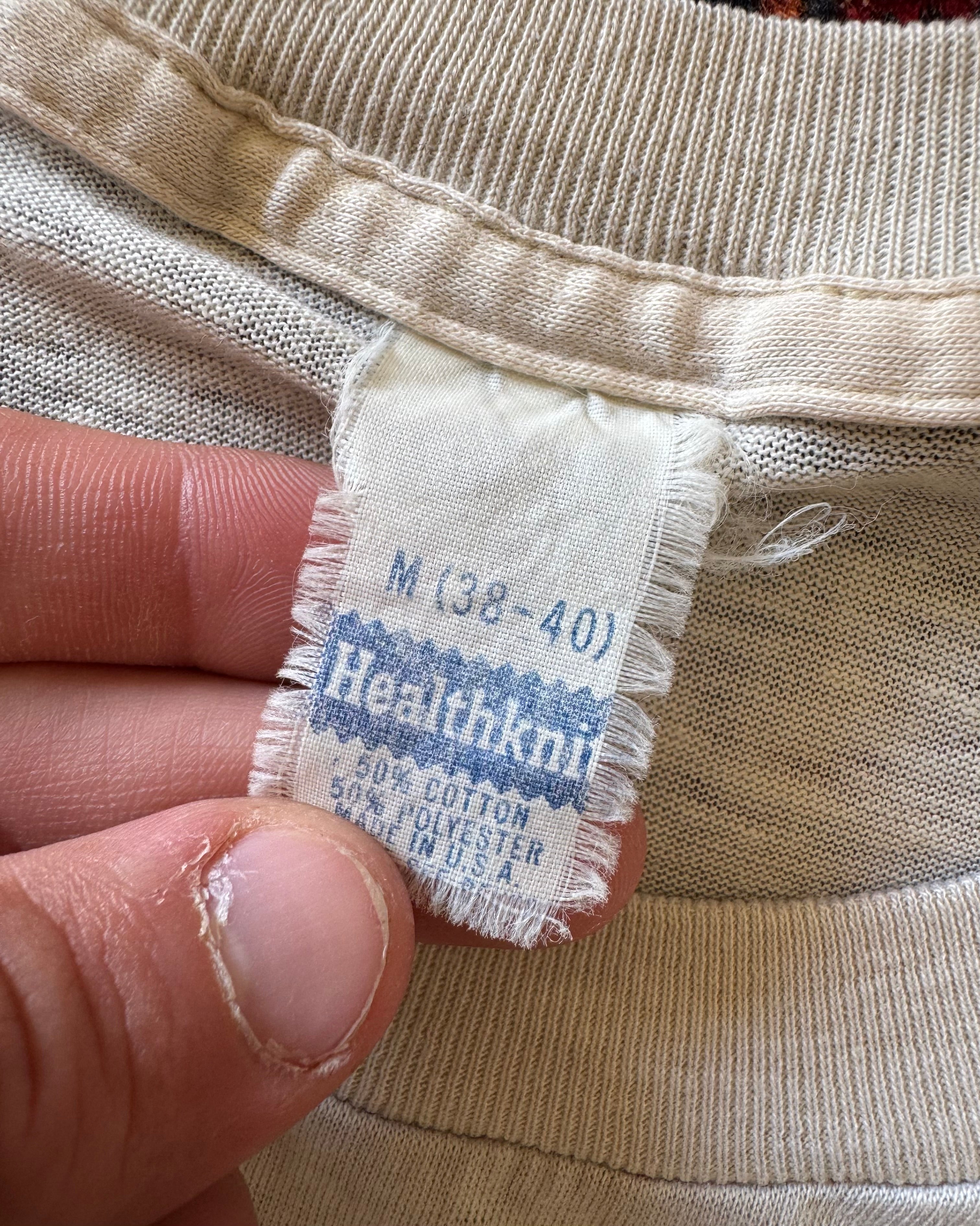 Vintage 1970s/80s brown transport Corp. faded T-shirt ￼