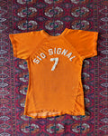 1940s World War II 510th signal division orange athletic army base jersey