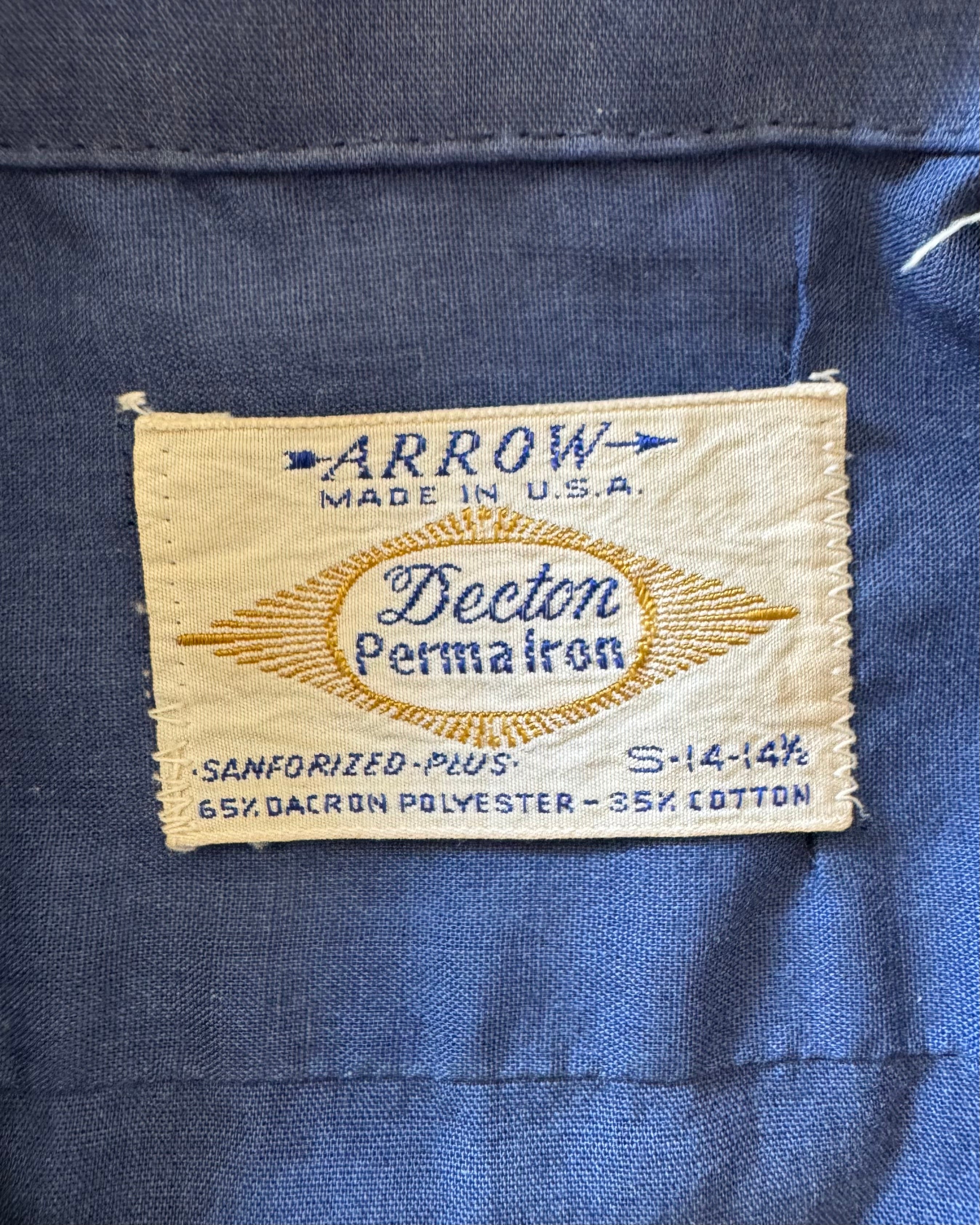 1960s sanforized collar loop shirt