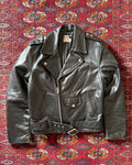 1960s leather riding jacket