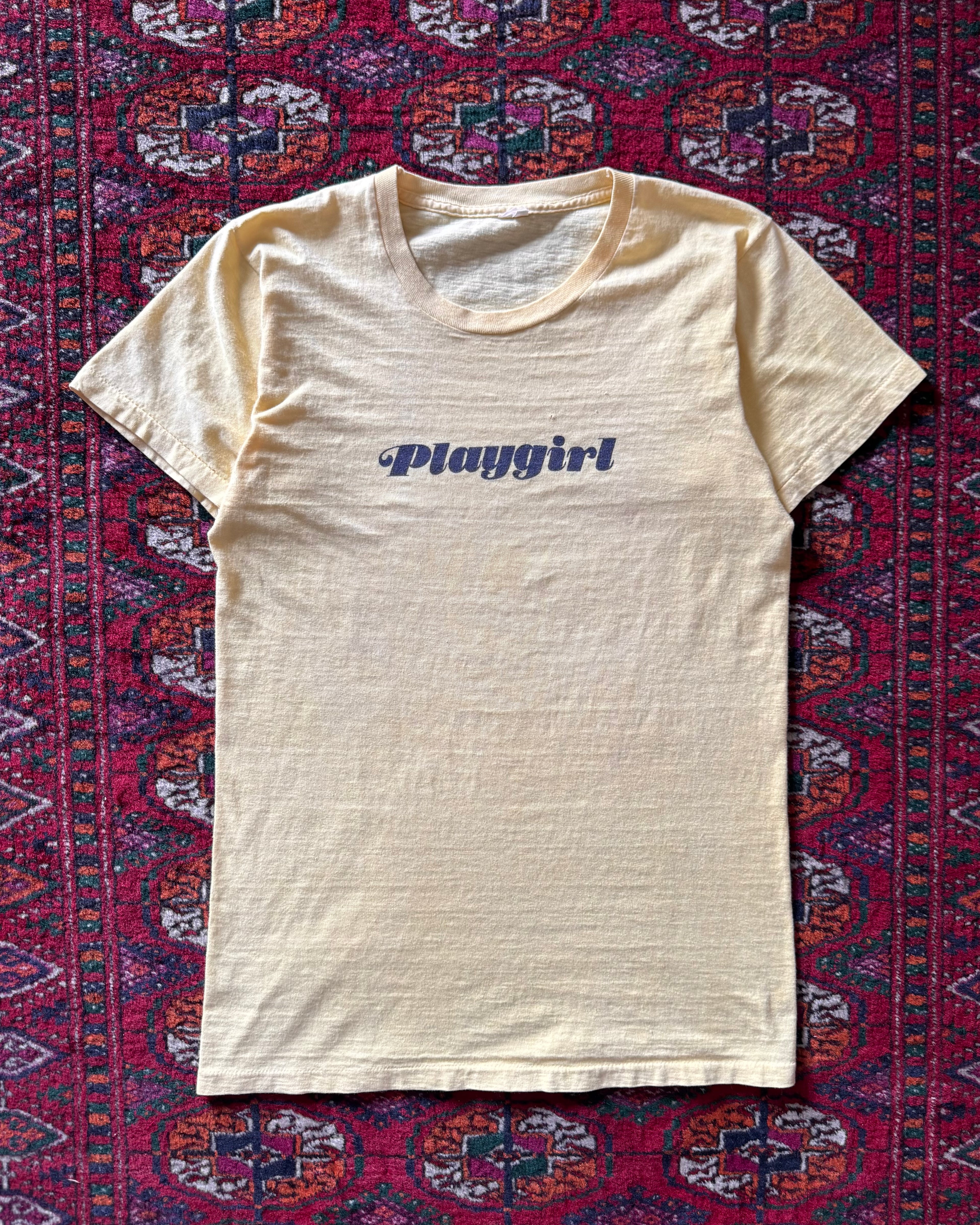 1960s Playgirl faded tee