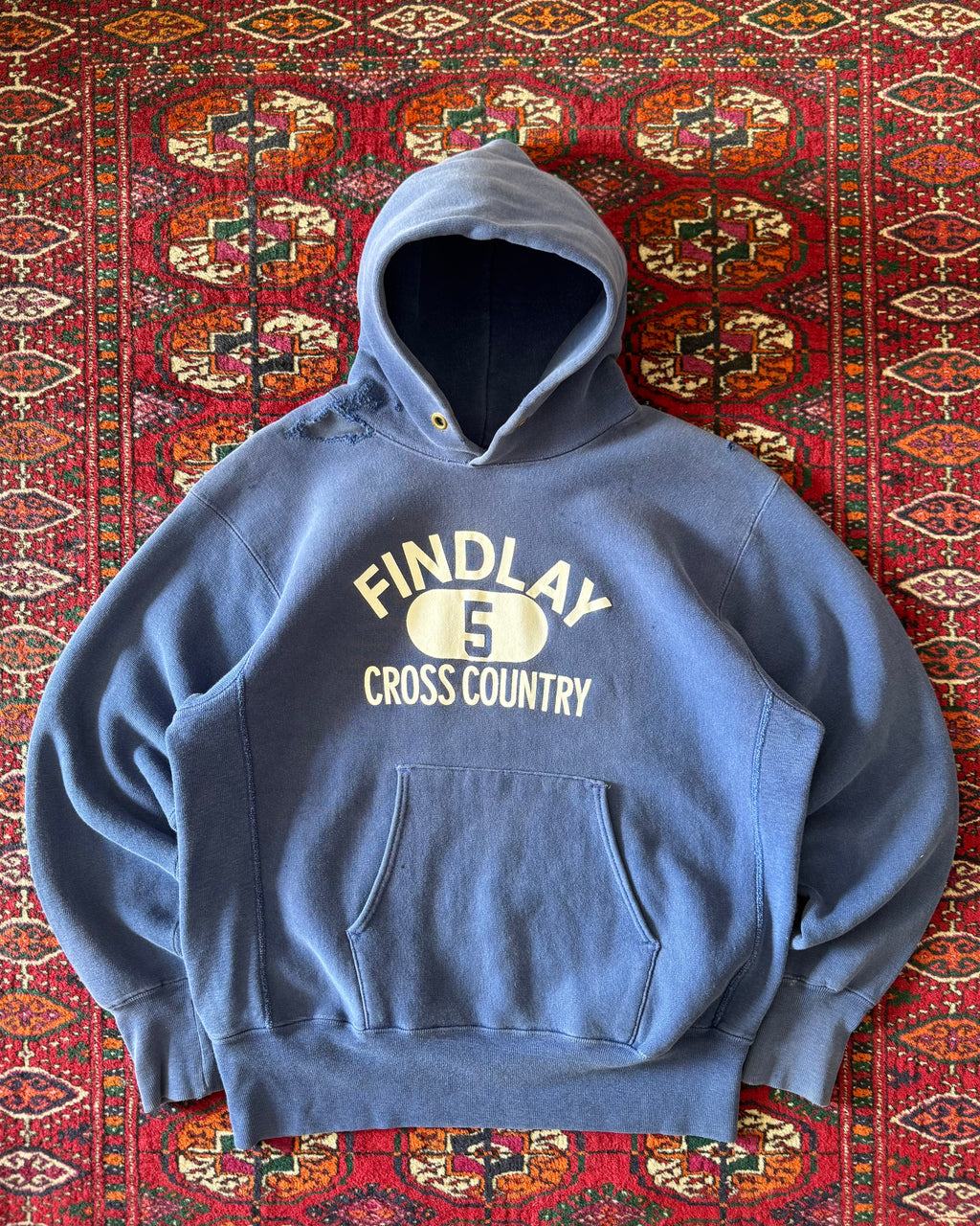 Vintage 1970s champion cross country reverse weave, red tag (repaired)￼