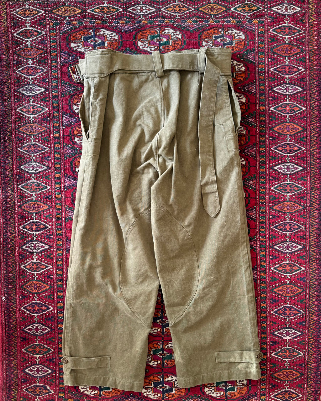 Vintage 1960s Swedish Army motorcycle pants