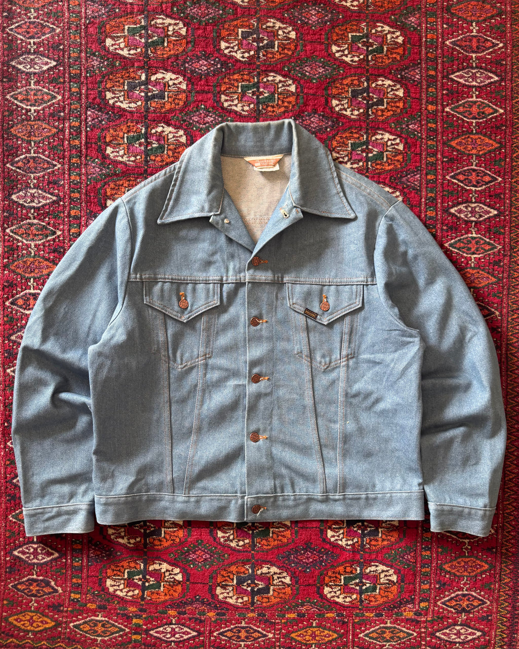 1970s sears western wear denim jacket