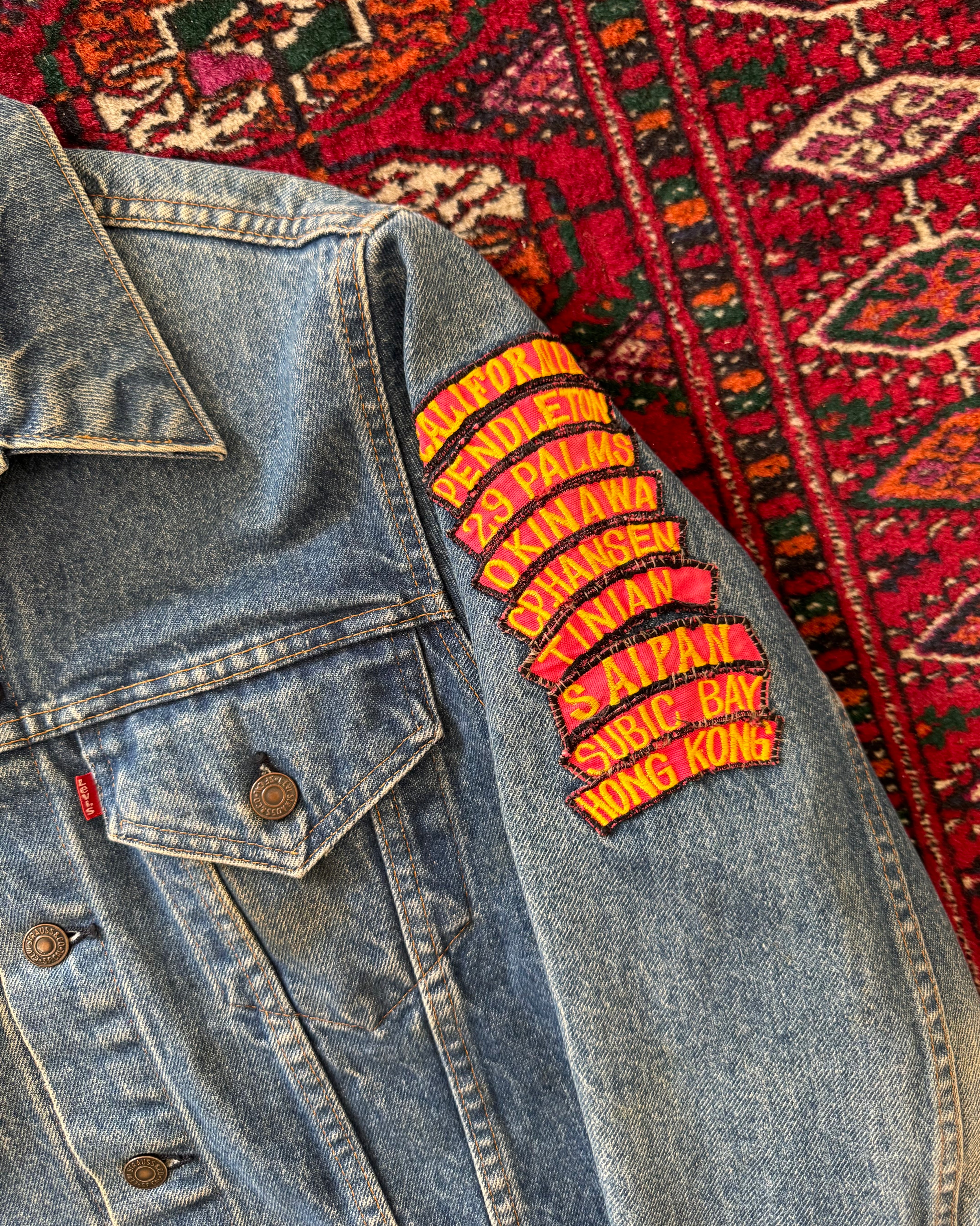 1980s Levi’s type 3 souvenir patched jacket