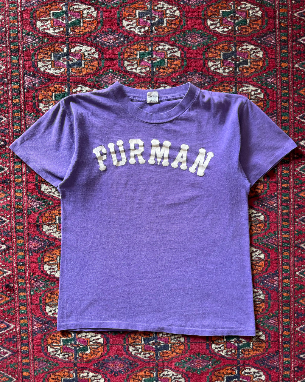 1970s/80s Furman purple faded tee