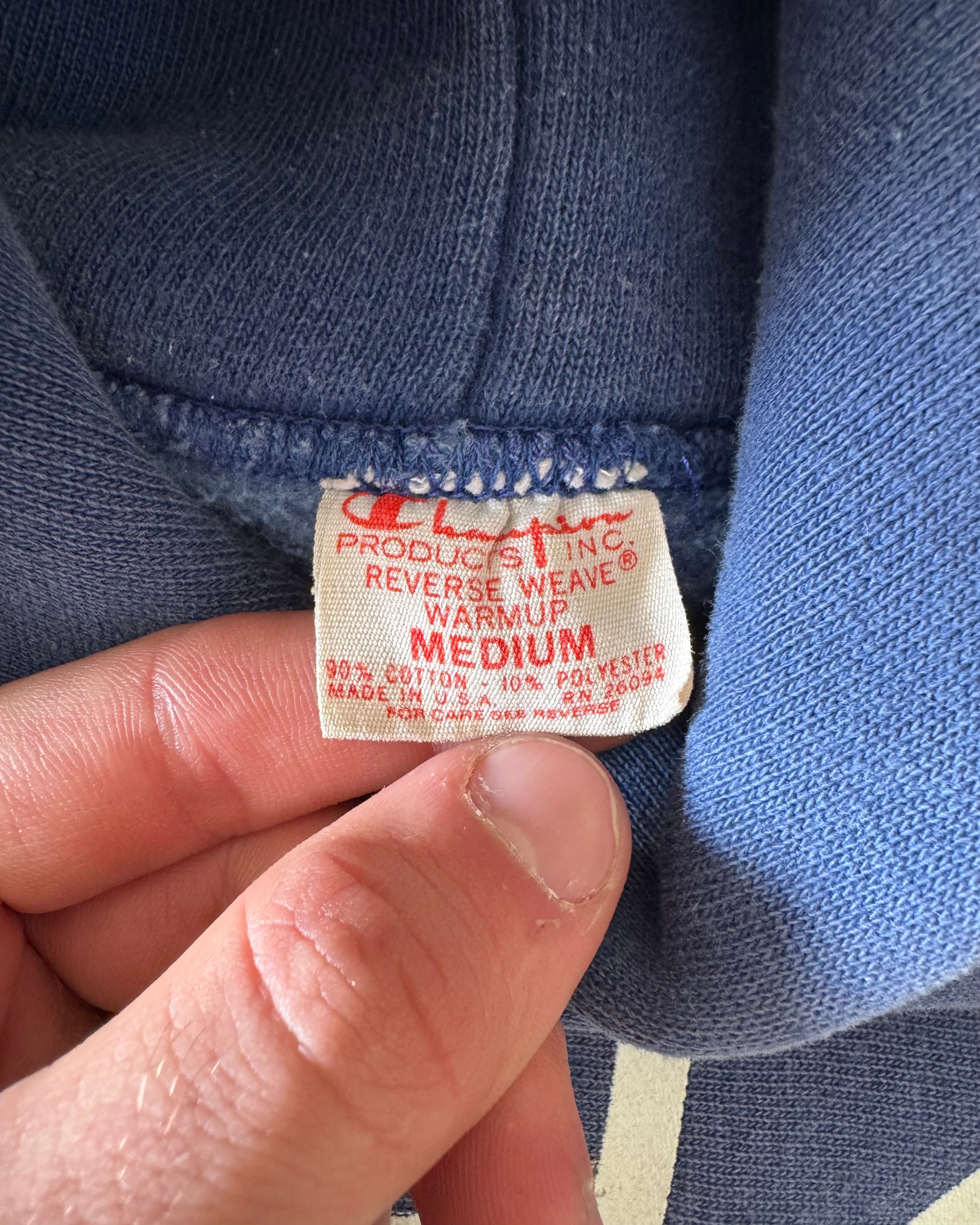 Vintage 1970s champion cross country reverse weave, red tag (repaired)￼