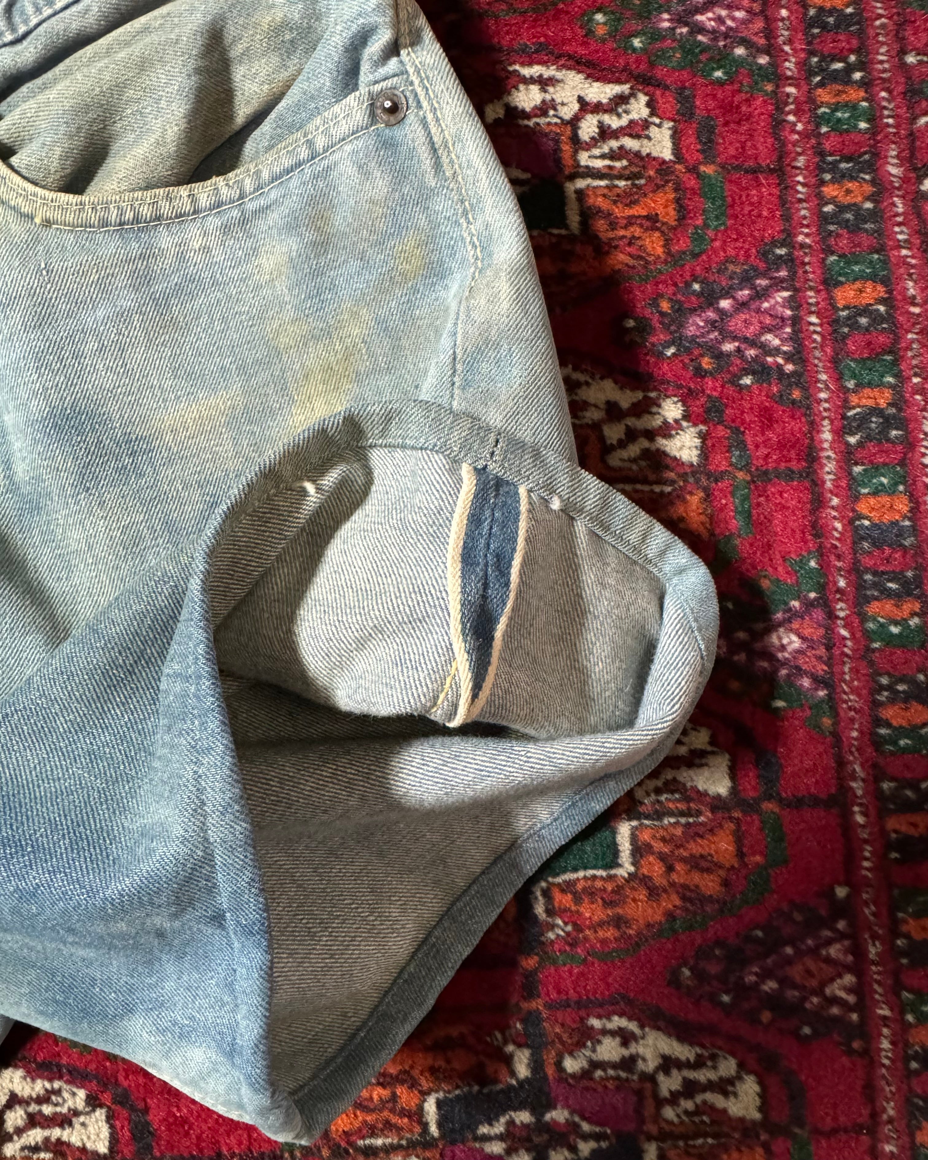 Vintage 1950s Levi’s full selvedge original owner altered shorts