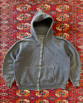Vintage 1960s faded navy zip up hoodie ￼