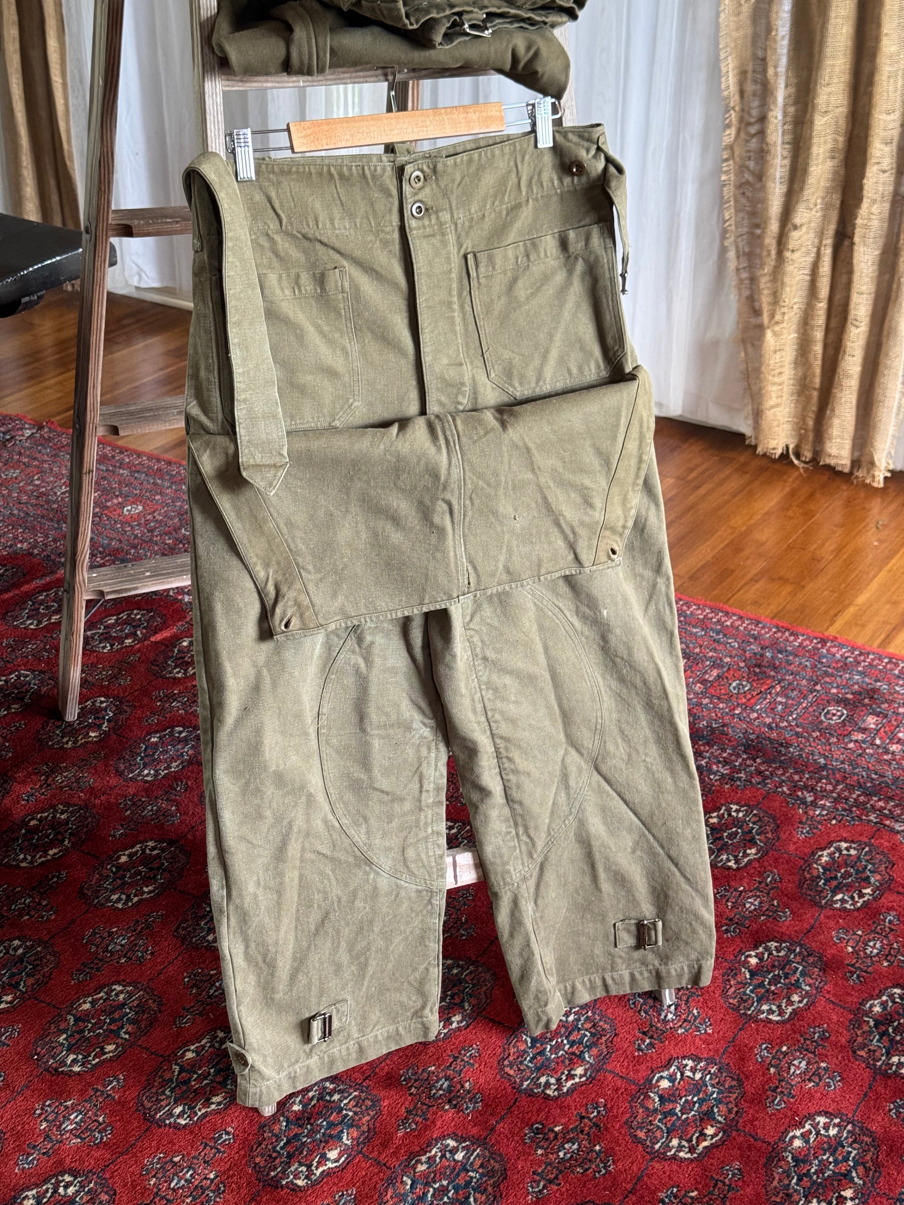 1960s French army motorcycle overpants