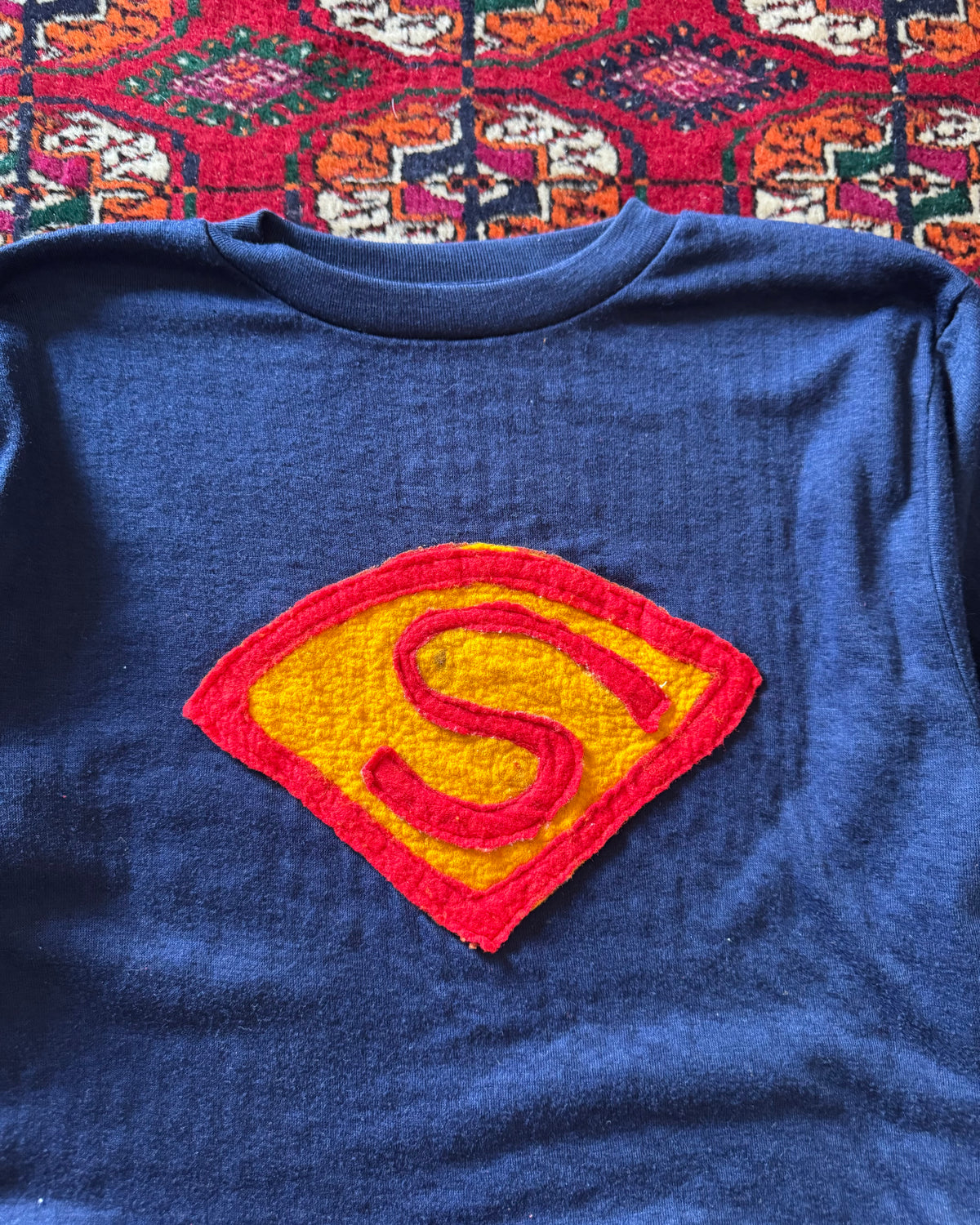 1970s Homemade Superman thermal