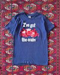 Vintage 1970s I’ve got the crabs baby tee