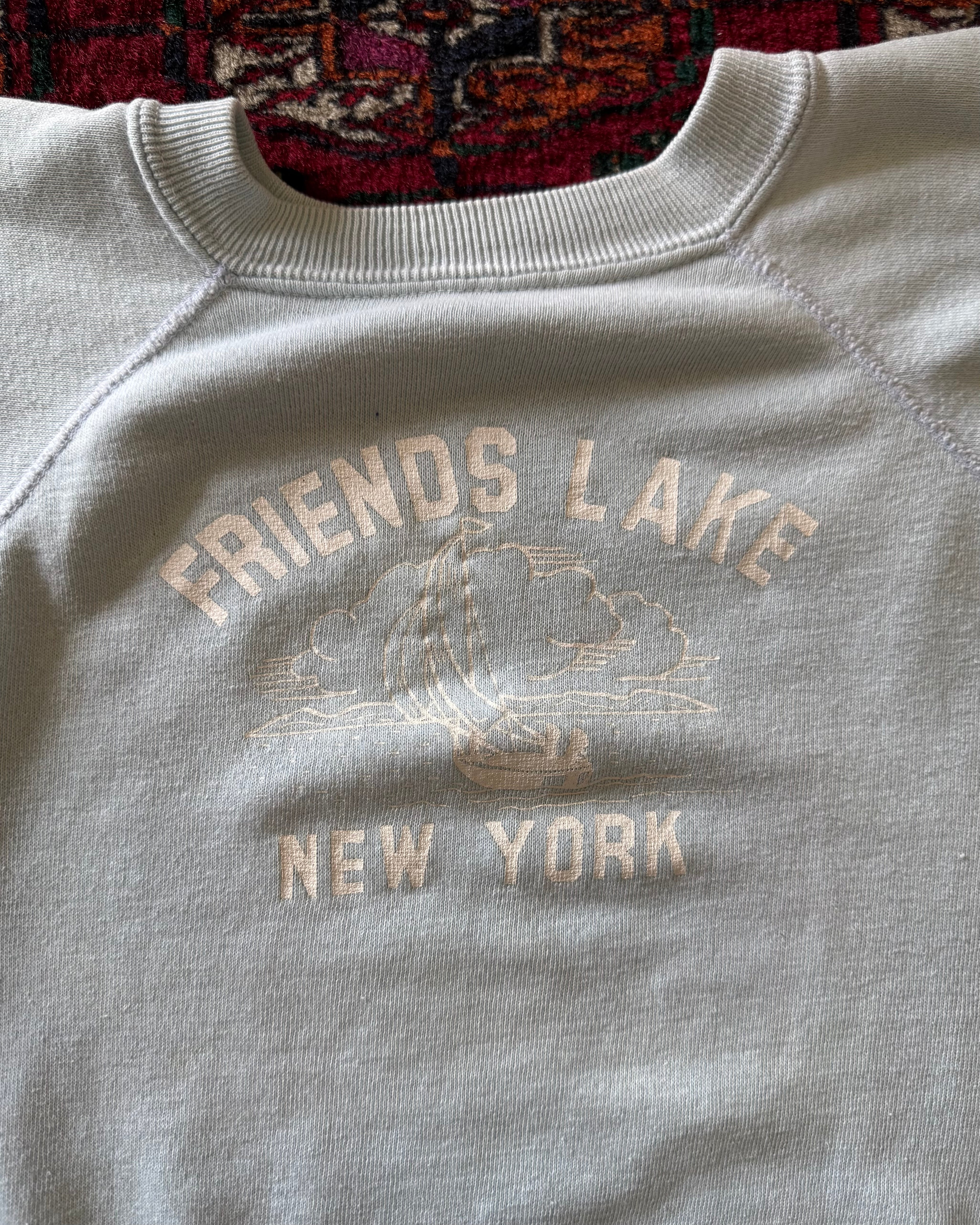 1970s friends lake NY cut sweat
