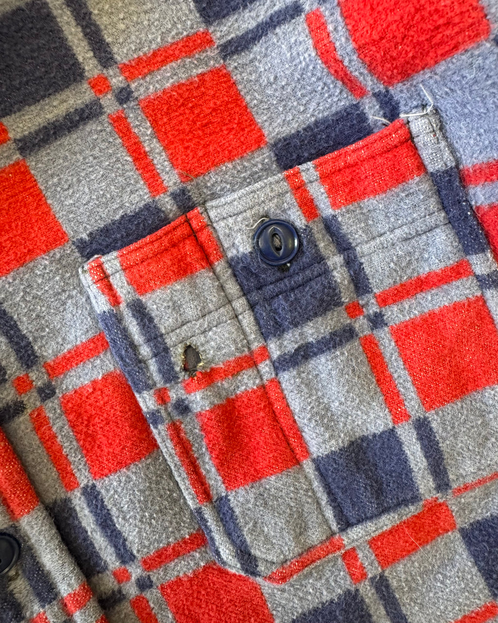 Vintage 1950s champion made in China heavyweight flannel
