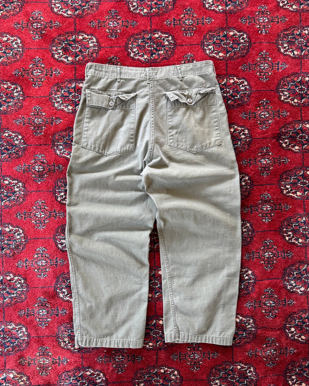1960s zipper fly OG-107 fatigue pants