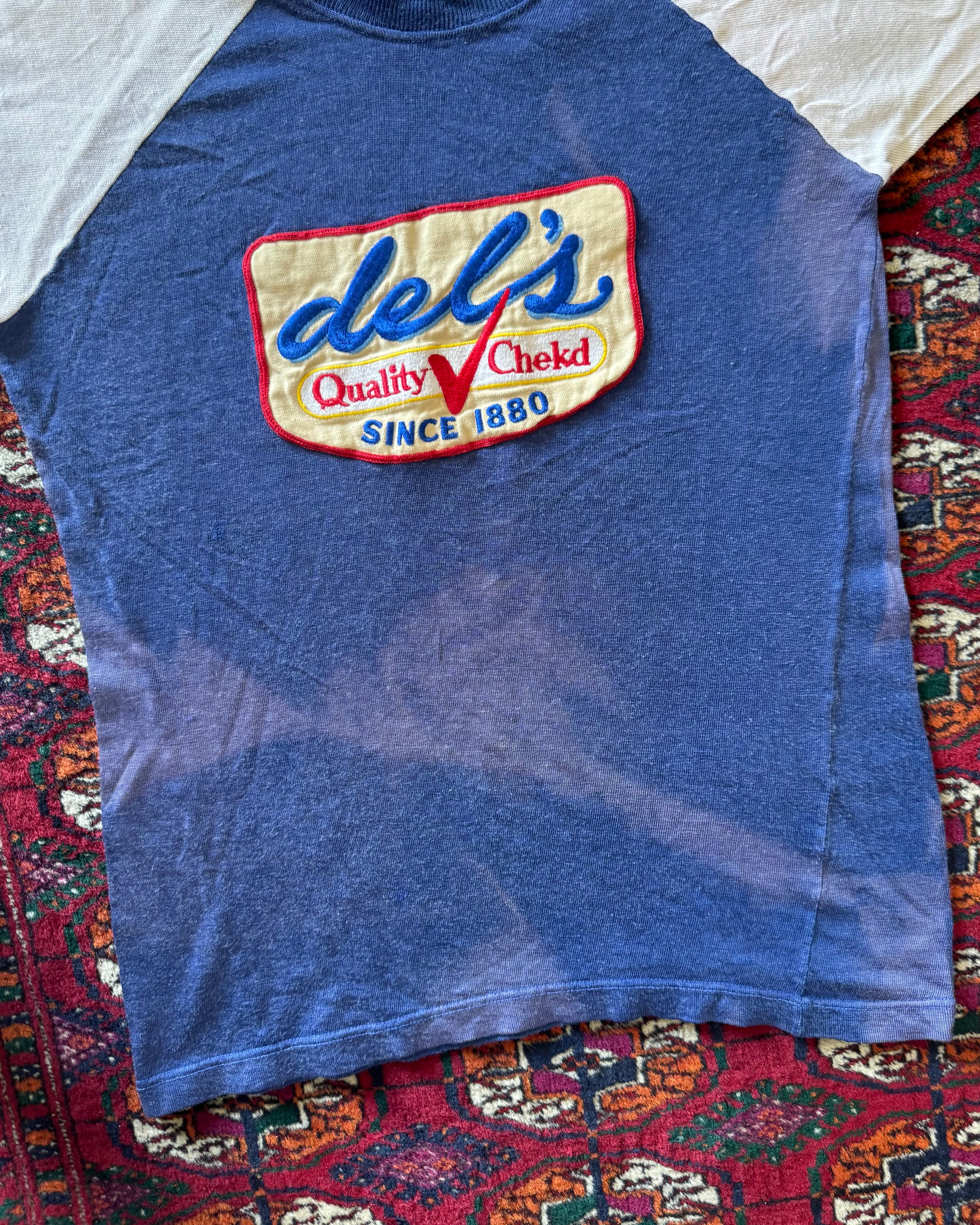 1940s faded Dels Durene jersey
