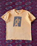 Vintage 1960s/70s Elvis Presley Russell athletic yellow photo print T-shirt