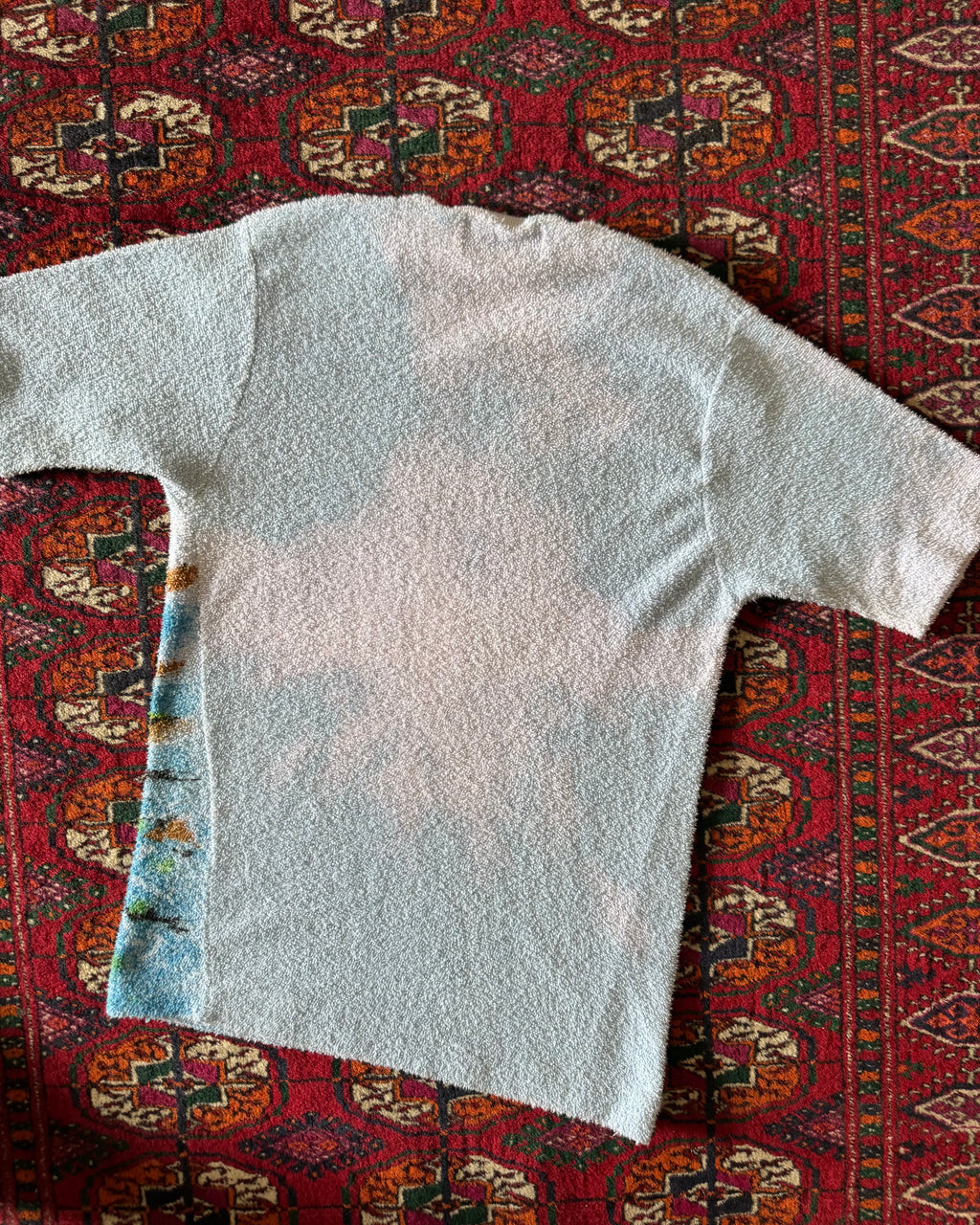 1970s Brentwood sportswear terry cloth Hawaii painted shirt ￼￼