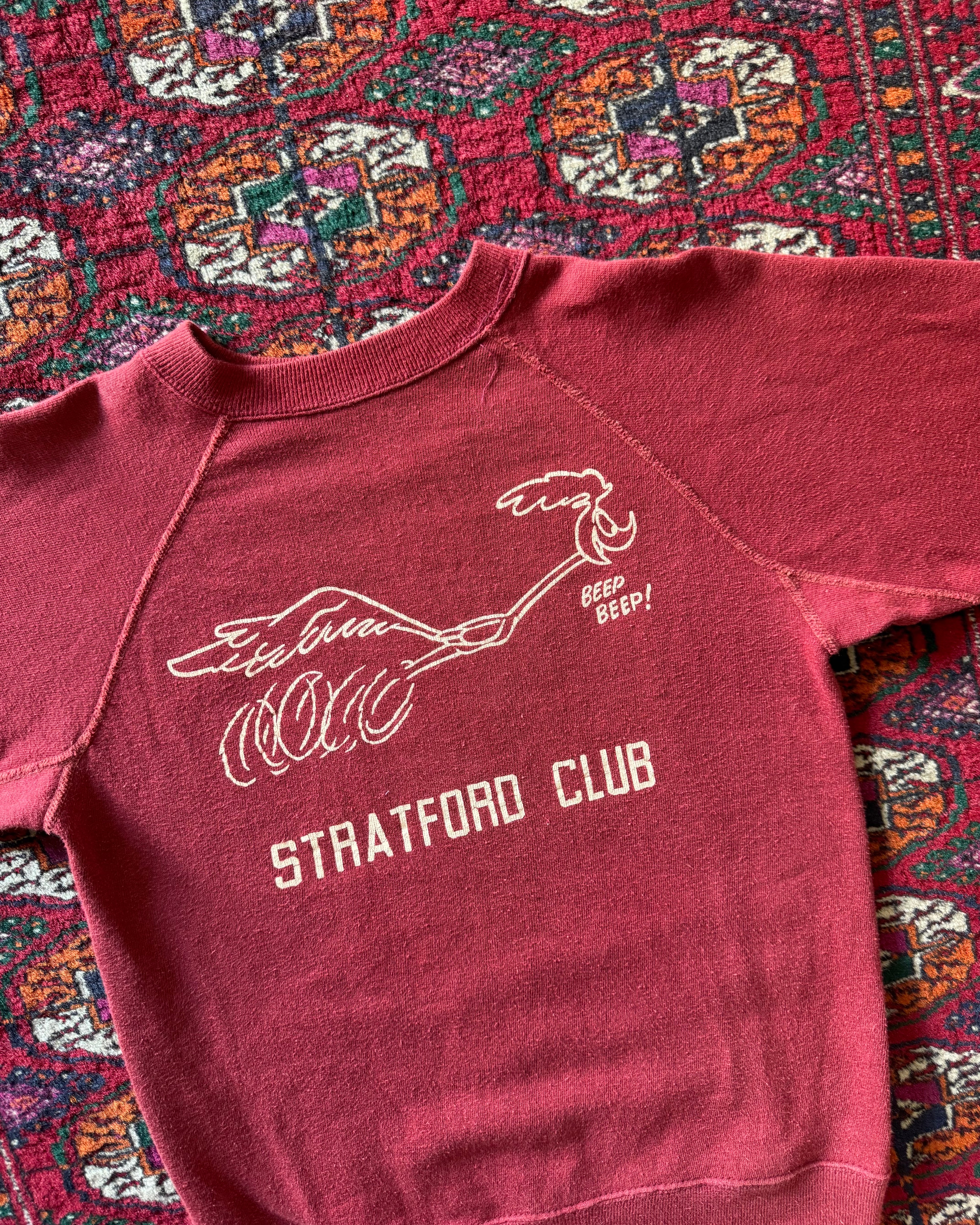 1960s Stratford Club roadrunner sweatshirt