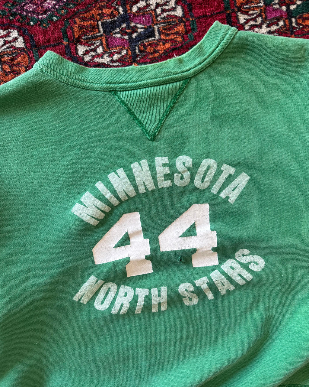1950s Minnesota North Stars player issue chopped sweat
