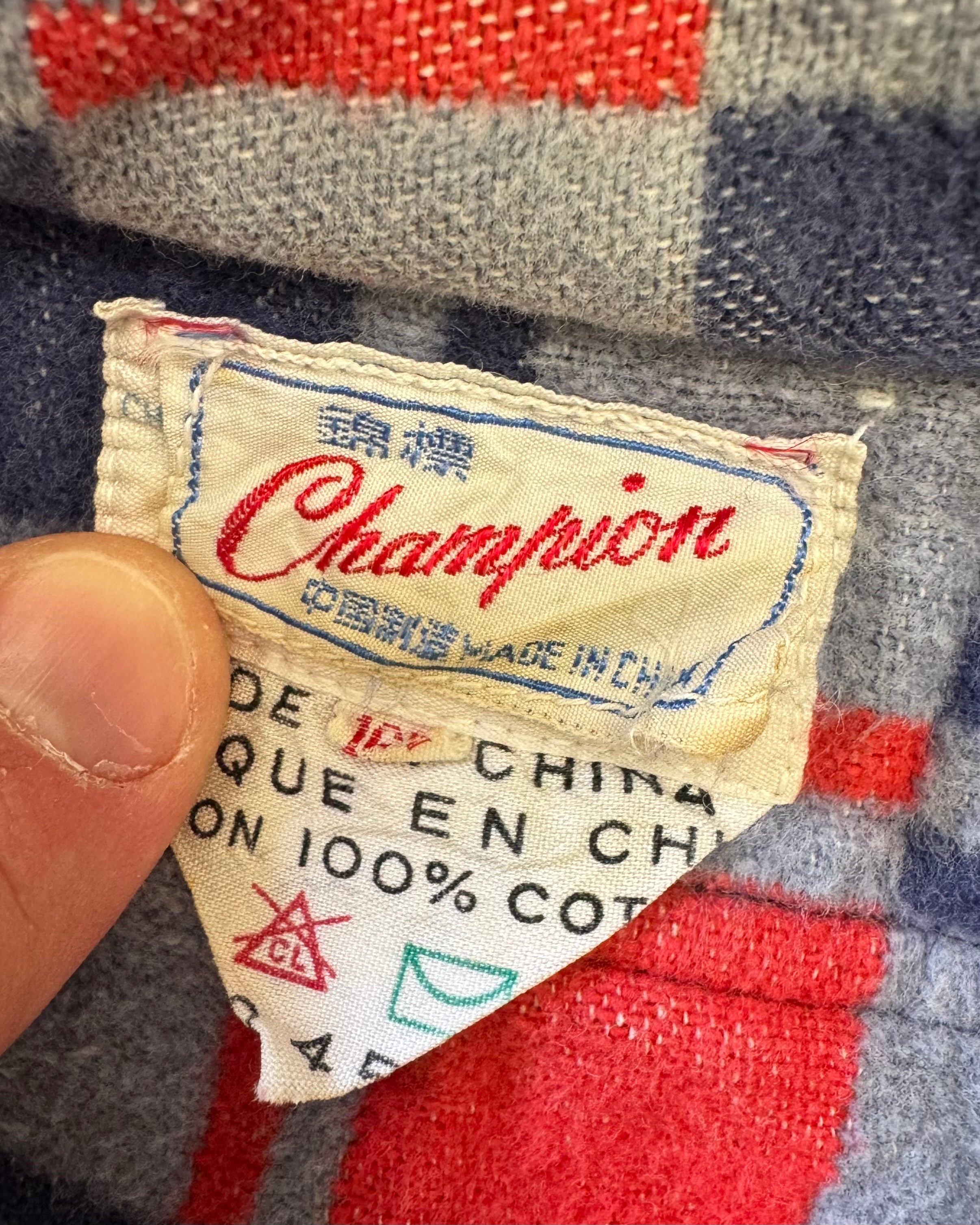 Vintage 1950s champion made in China heavyweight flannel
