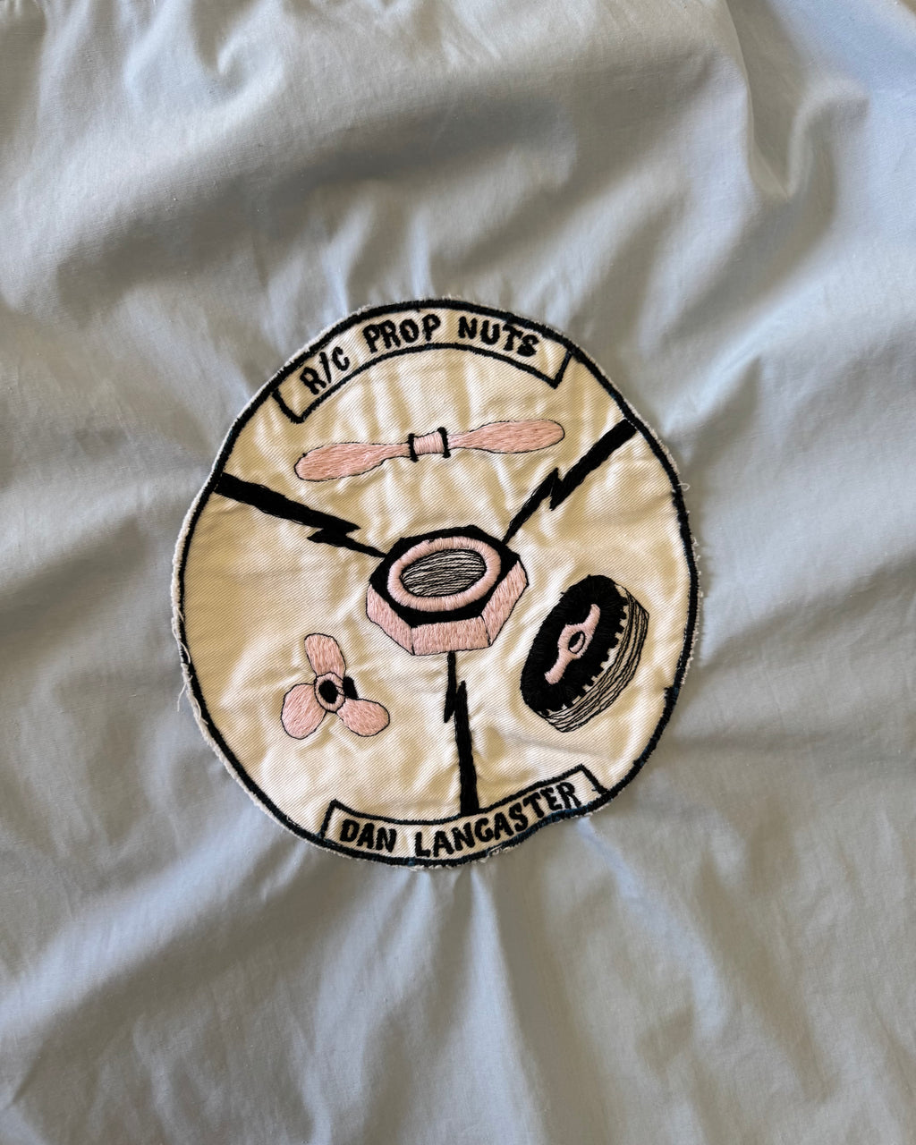 Vintage 1950s Academy of model aeronautics Dan Lancaster button-down