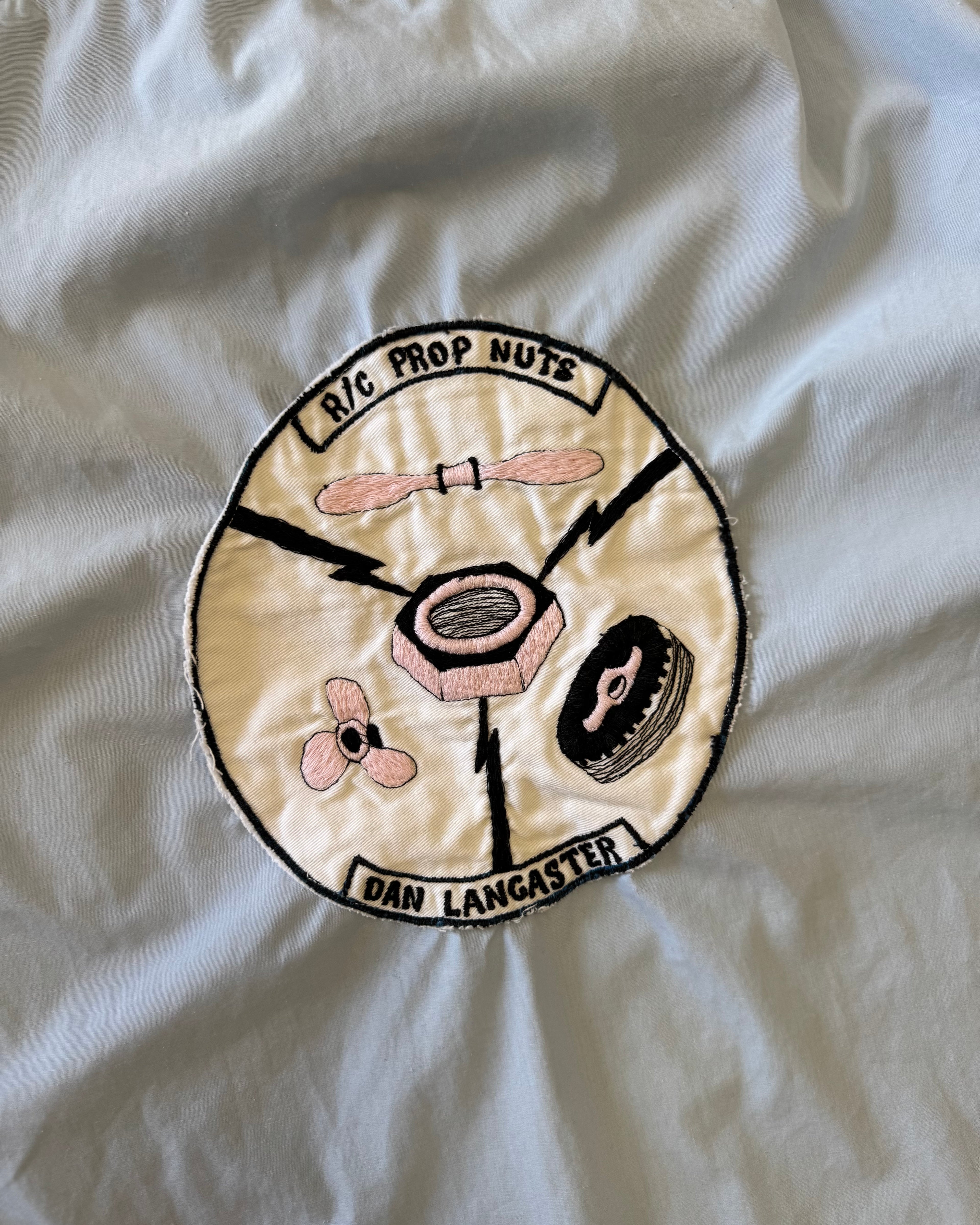 Vintage 1950s Academy of model aeronautics Dan Lancaster button-down