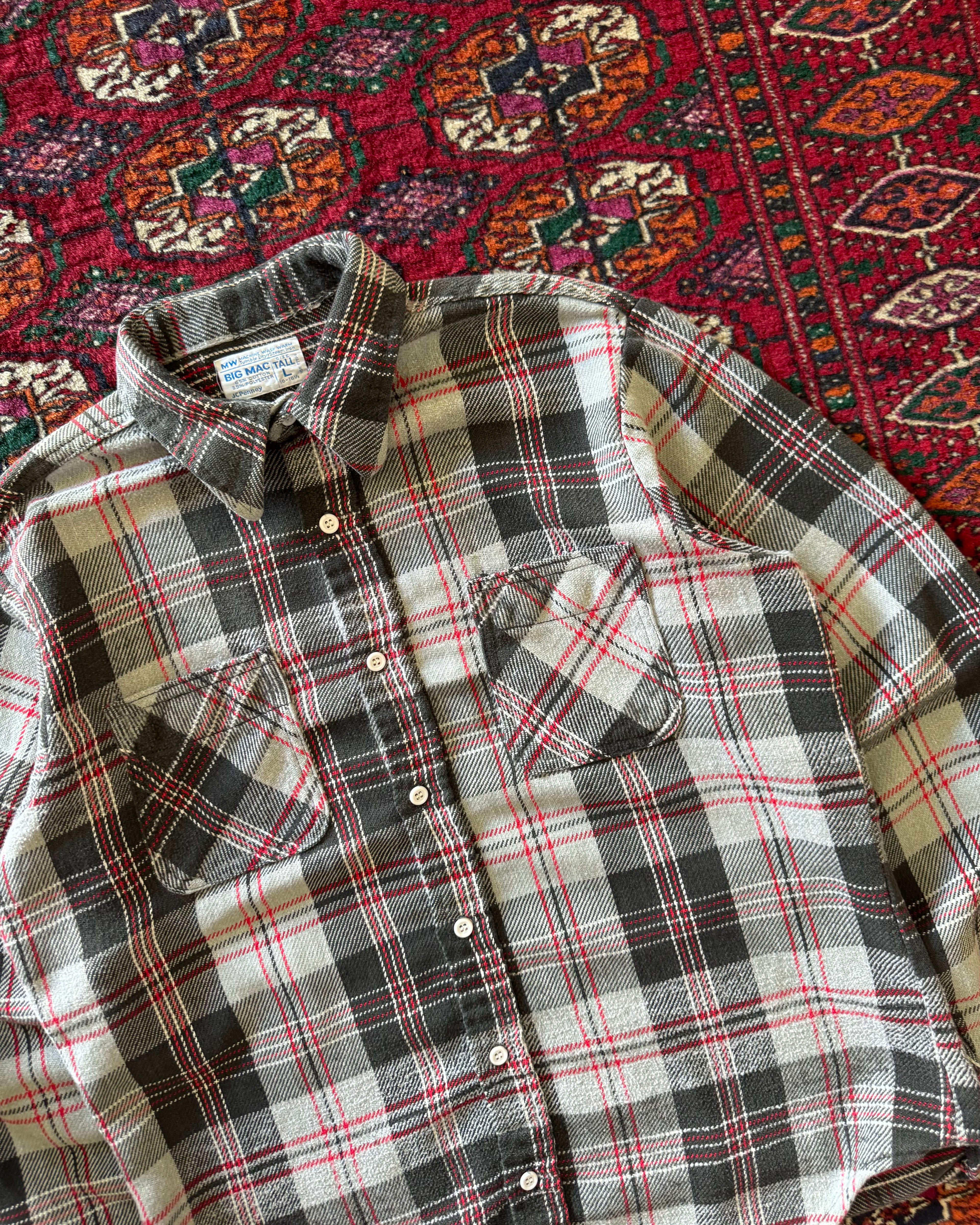 1970s Big Mac plaid cotton flannel