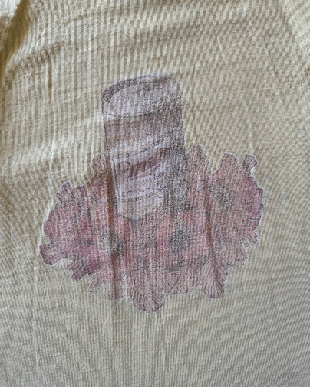 1960/70s yellow Miller faded tee